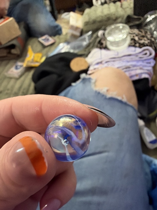 Blue Ribbon by Imperial Glass Company, identification view