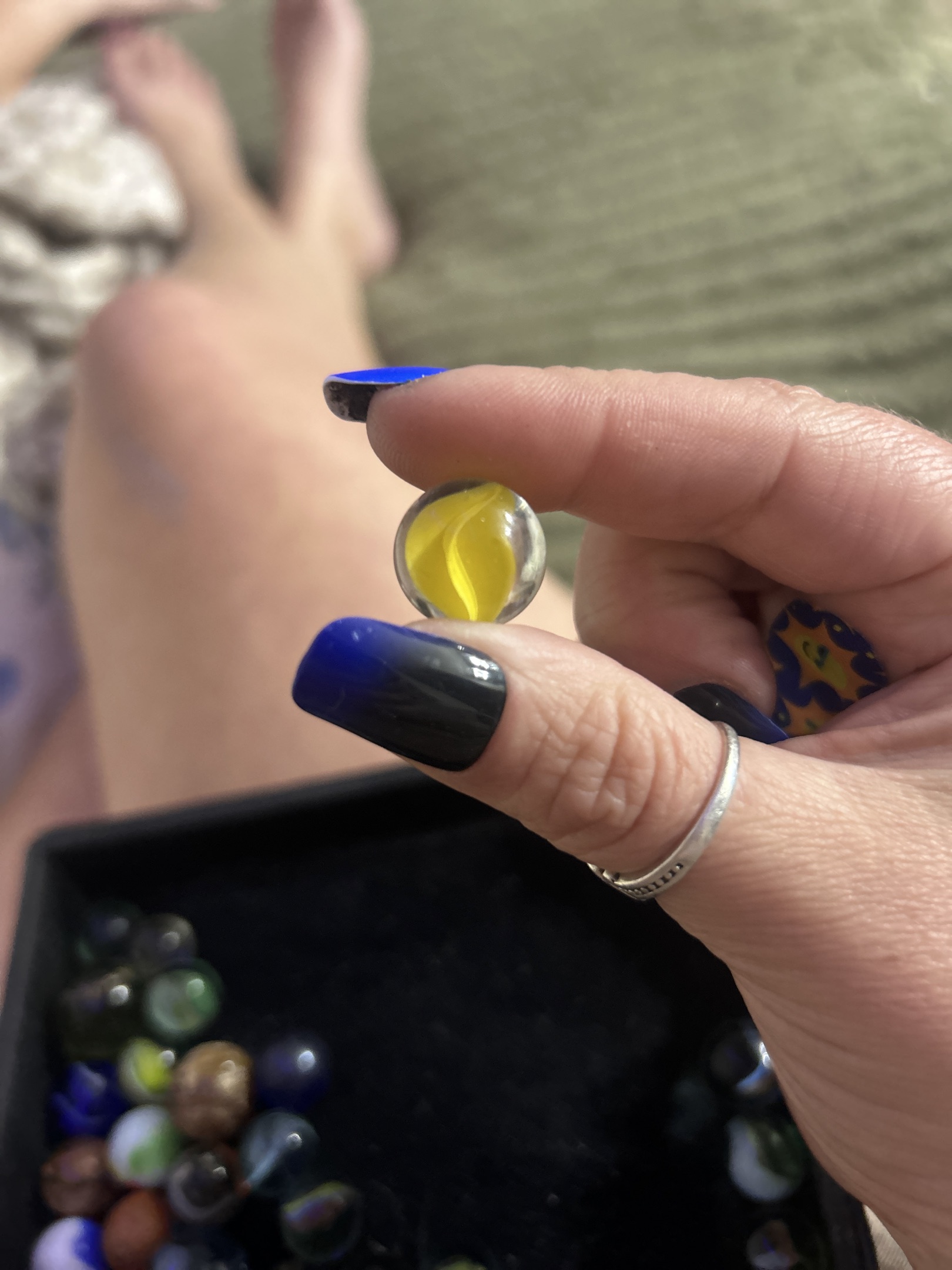 Yellow Cat's Eye by Marble King