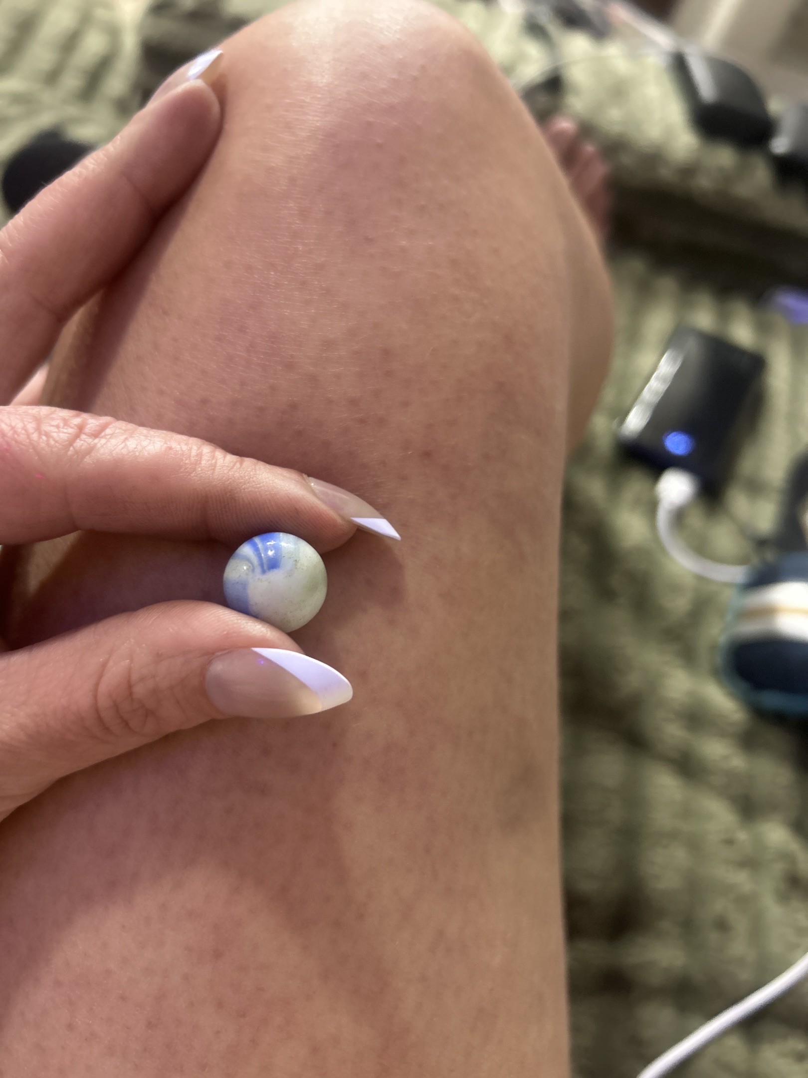 Blue Patch by Akro Agate