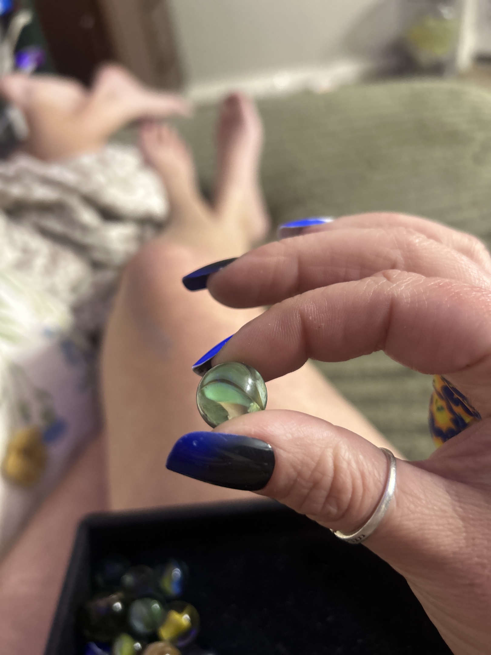 Green Single-Eye Cat's Eye by Marble King