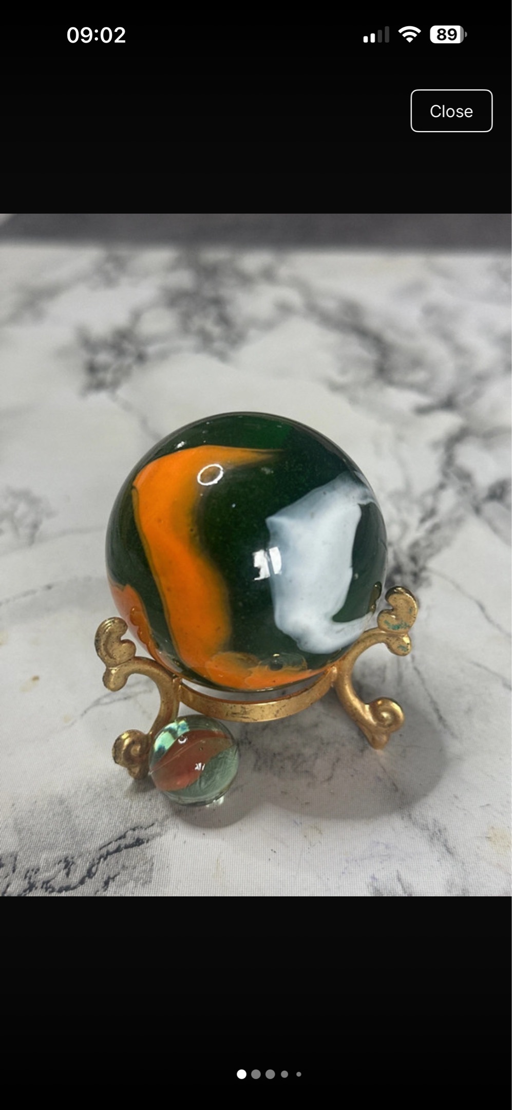 Odin by Vacor de Mexico (Mega Marbles), identification view