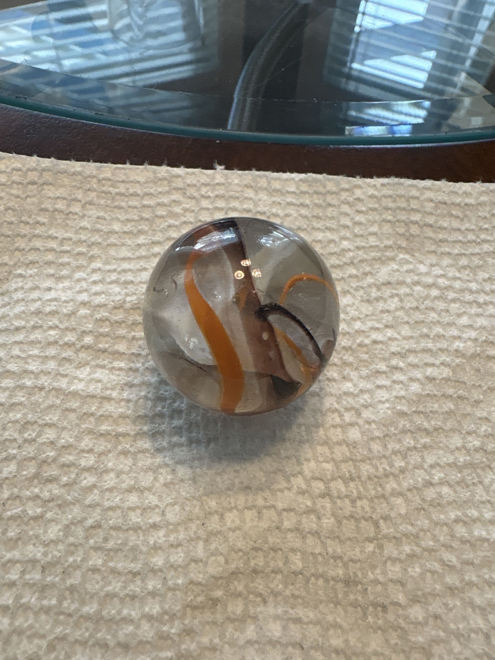 Tiger Eye (Clear Base) by Master Marble Company, identification view