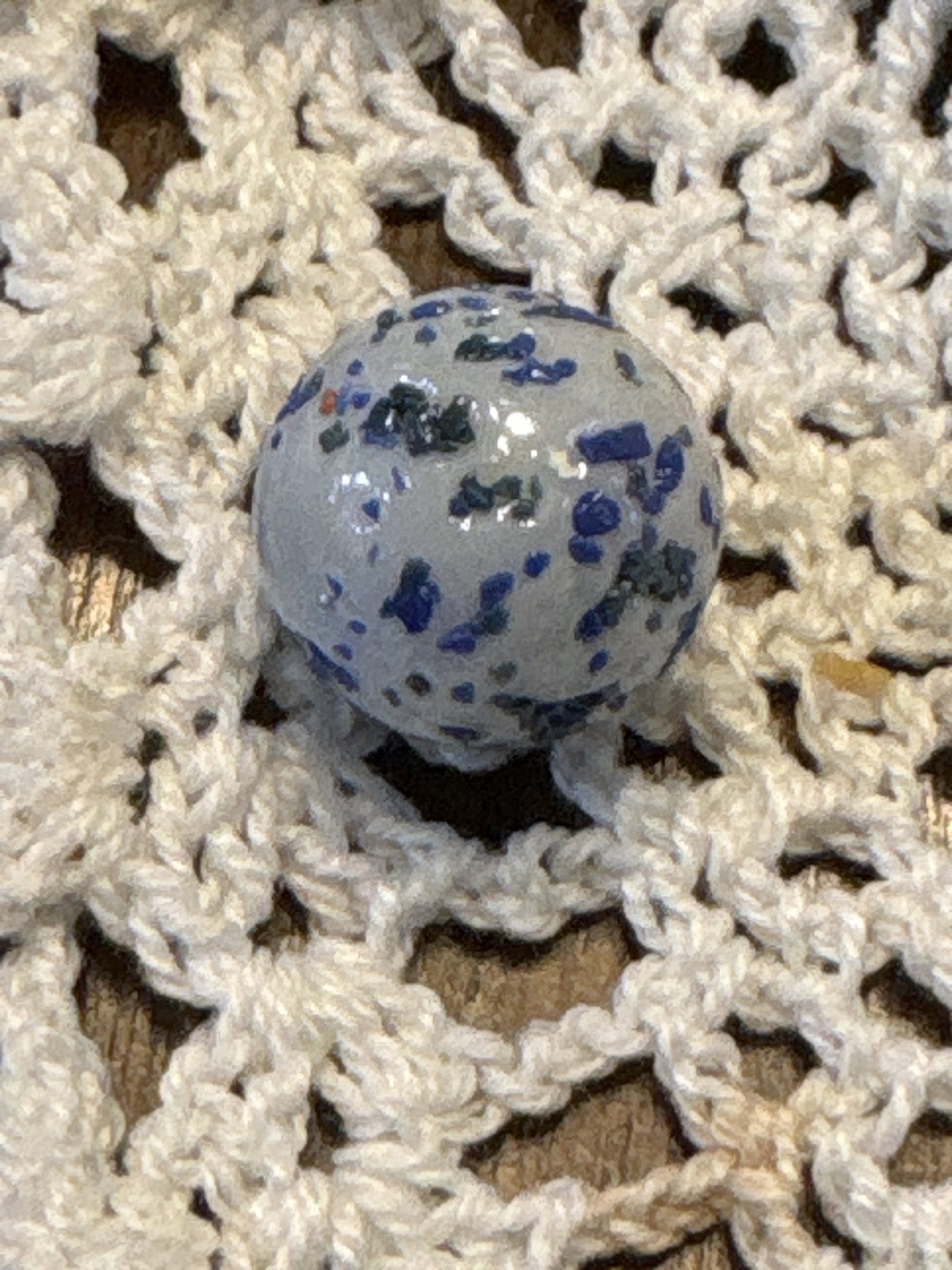 Glazed Spatter by Unknown (German or American), identification view
