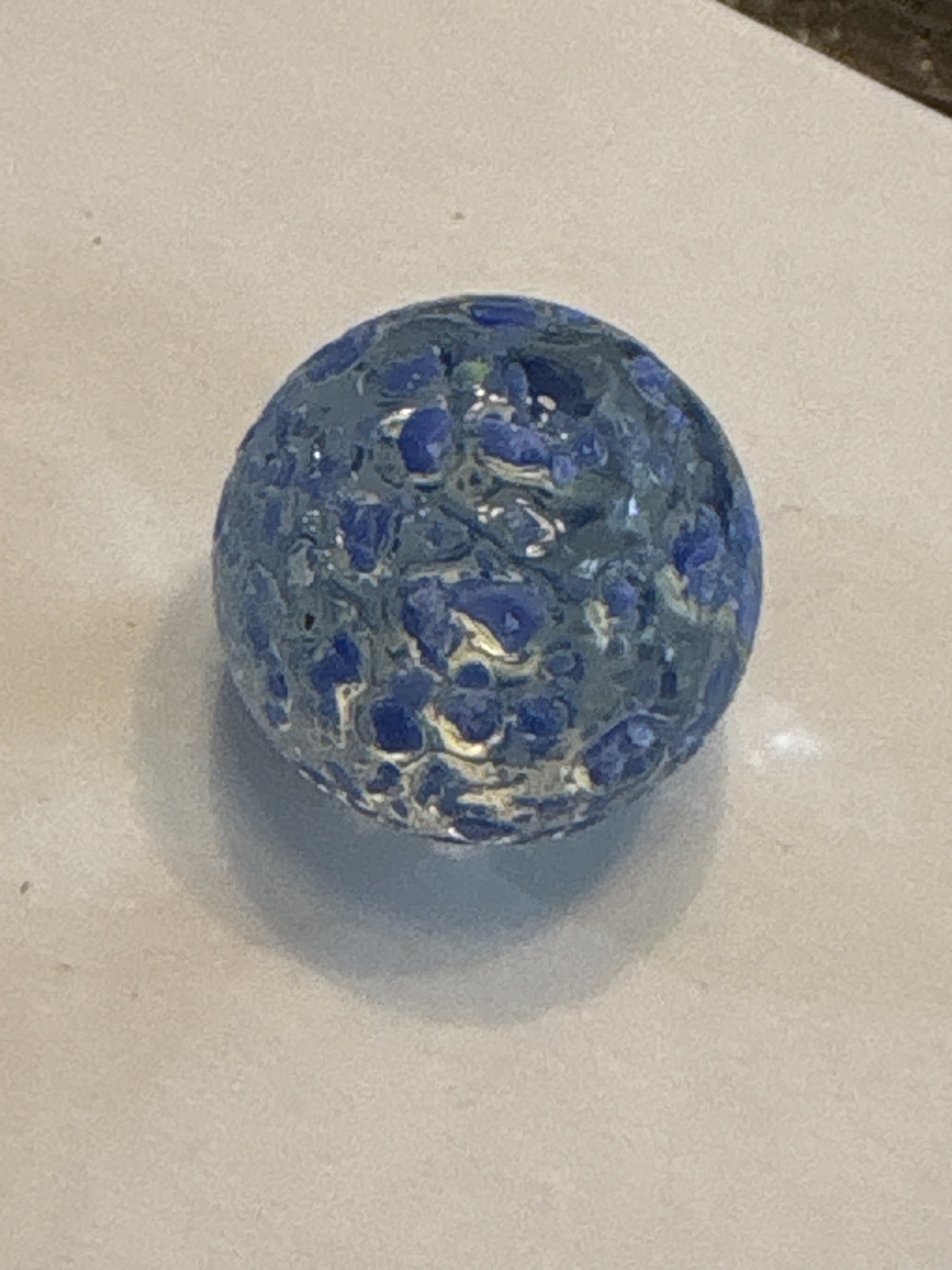 Blueberry by Vacor de Mexico (Mega Marbles), identification view