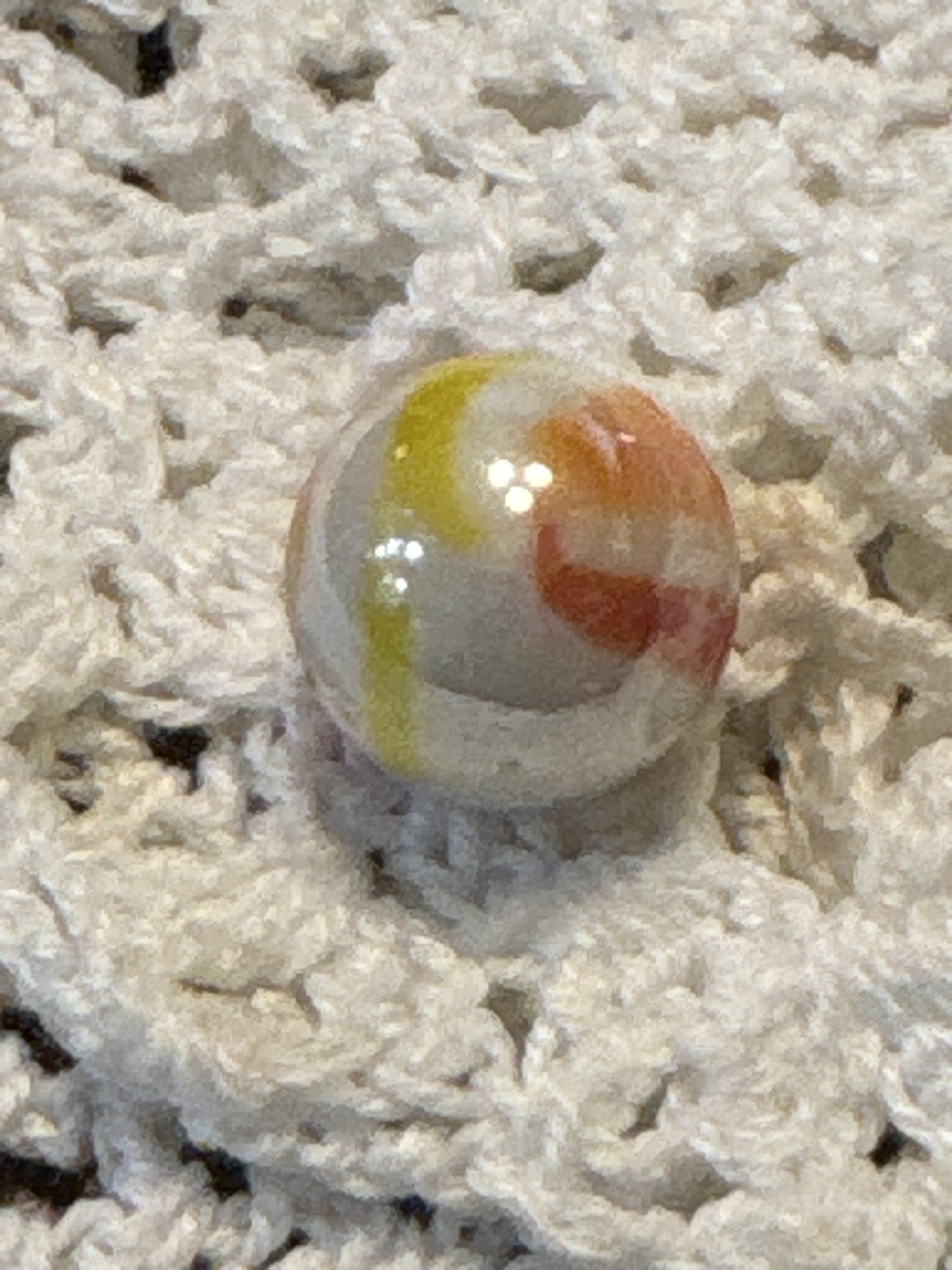Popeye (Red & Yellow) by Akro Agate Company