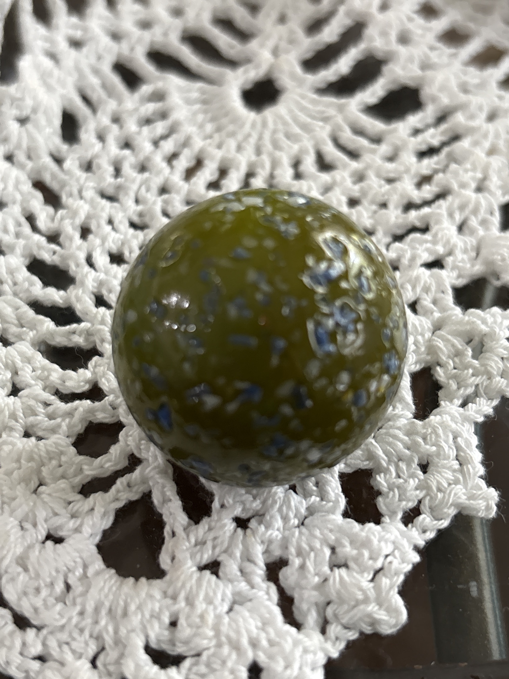 Granite (Green with Blue/White Spatter) by German Manufacturers (Thuringia Region)