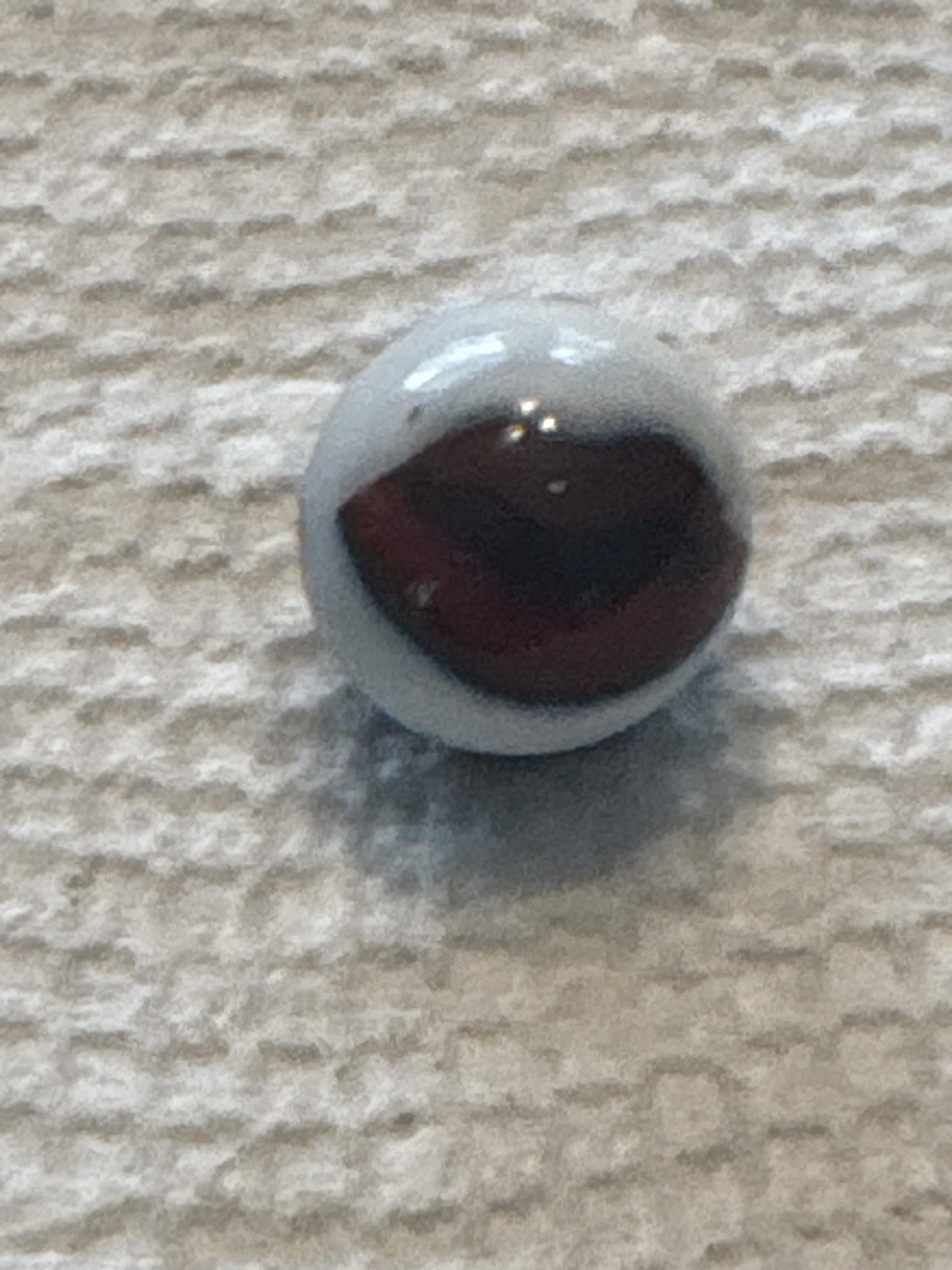 Dark Red/Brown Patch by Akro Agate Company, identification view