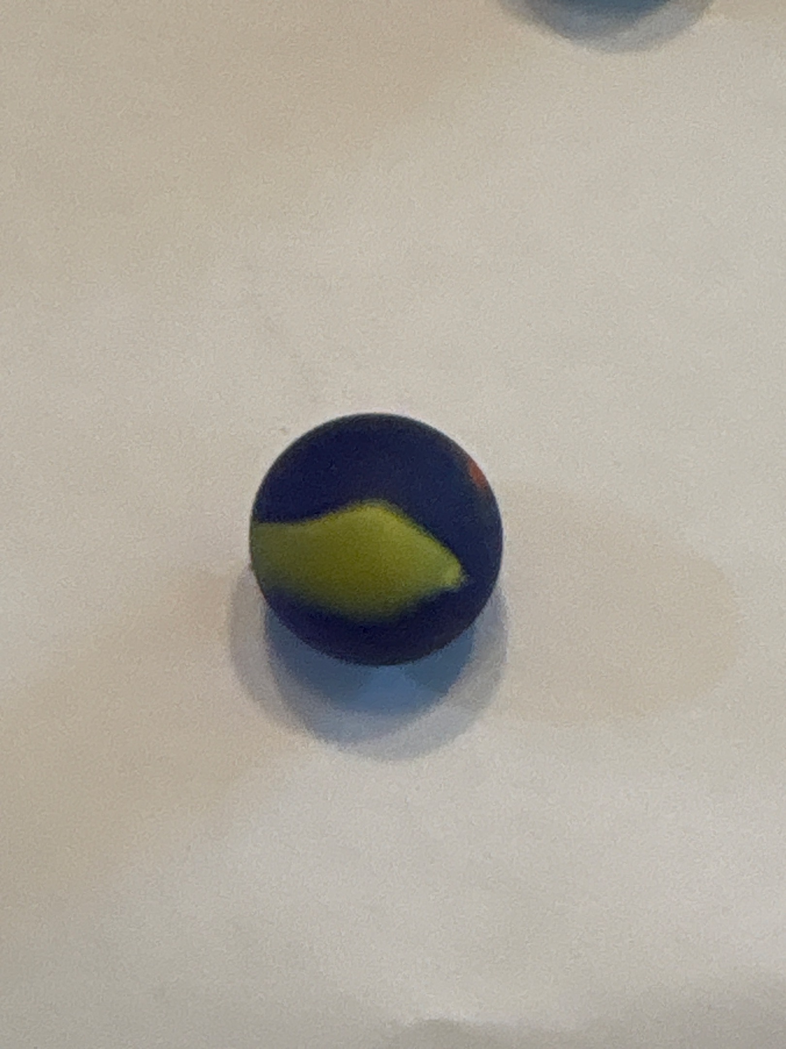 Frosted Blue / Frosted Neptune Variant by Vacor de Mexico (Mega Marbles), identification view