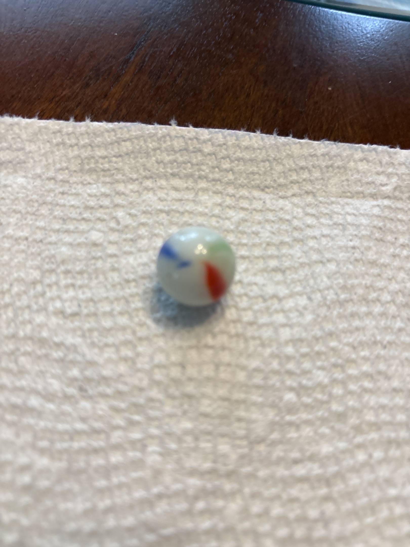 Tri-Color (Red, Blue, Green) by Marble King, identification view