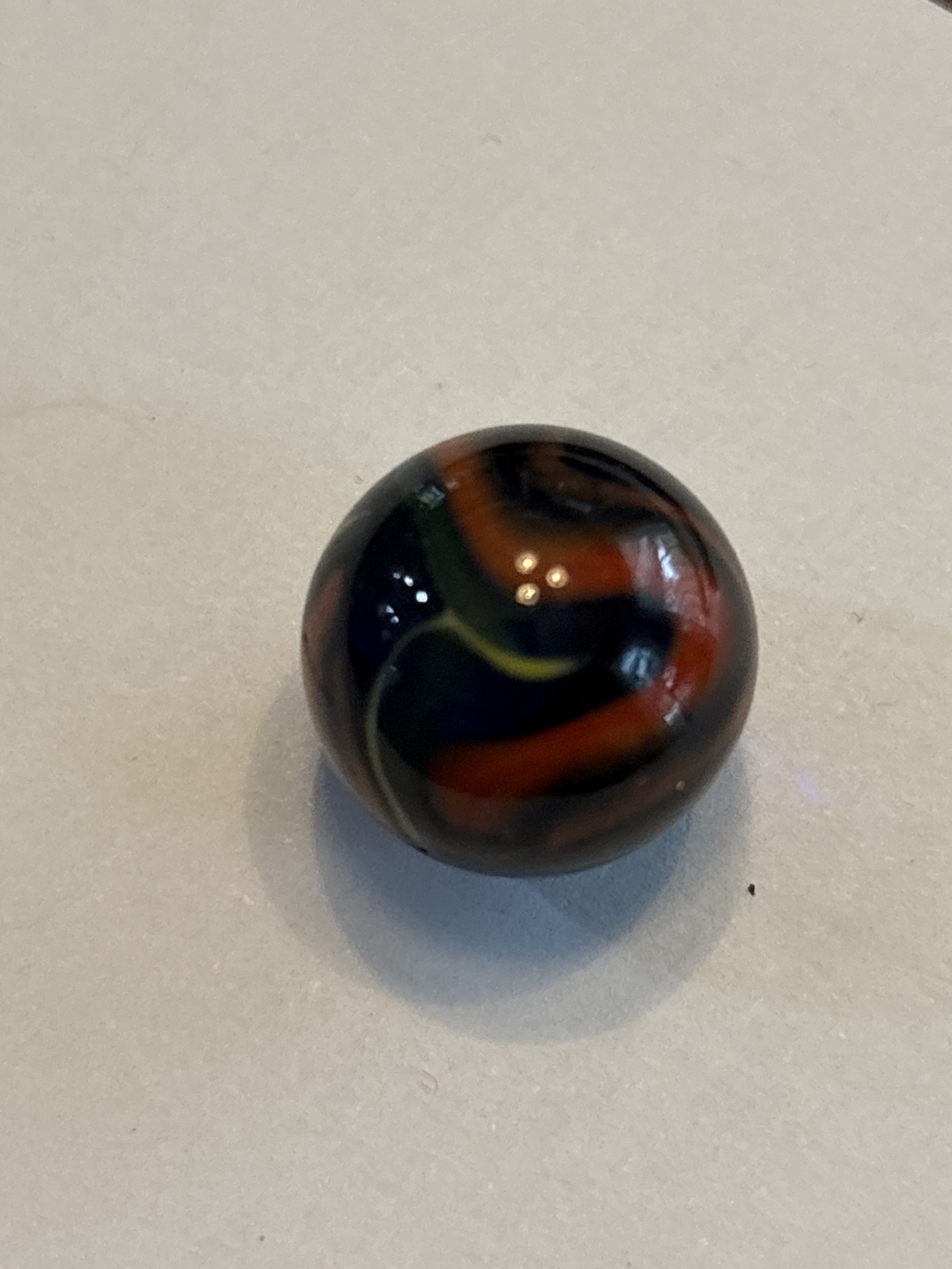 National Line Rainbo (Superman Variant) by Peltier Glass Company, identification view