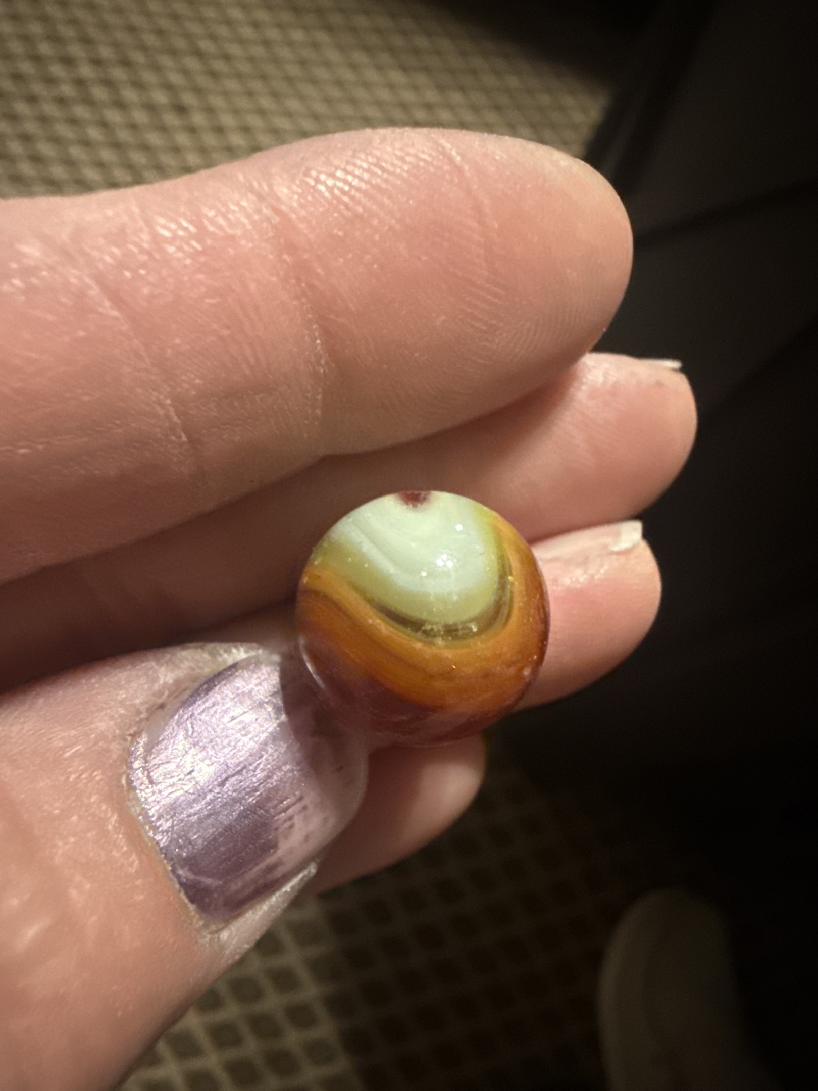 Tri-Color Prize Name Swirl by Akro Agate Company