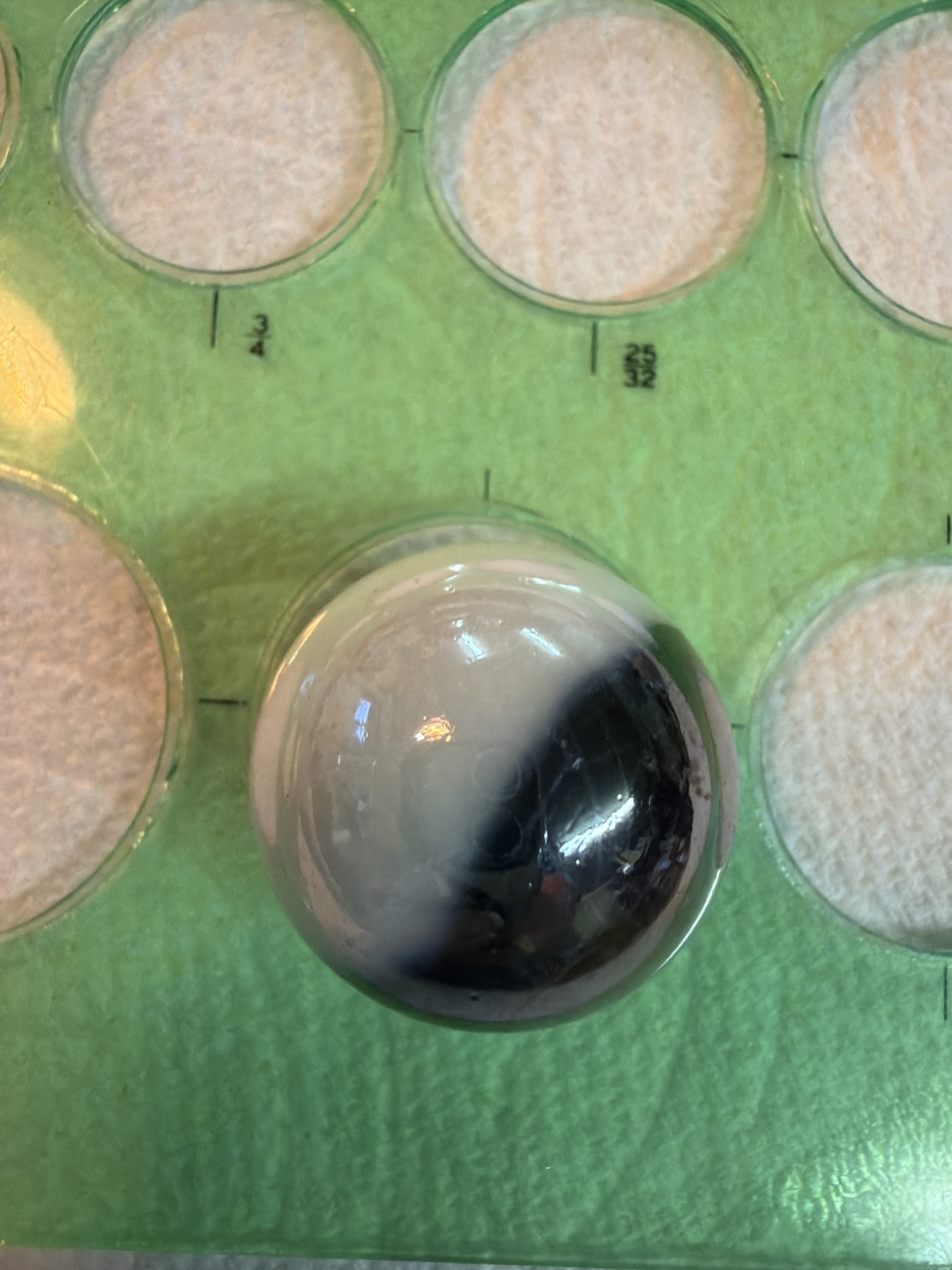 Black and White Patch by Master Marble, identification view