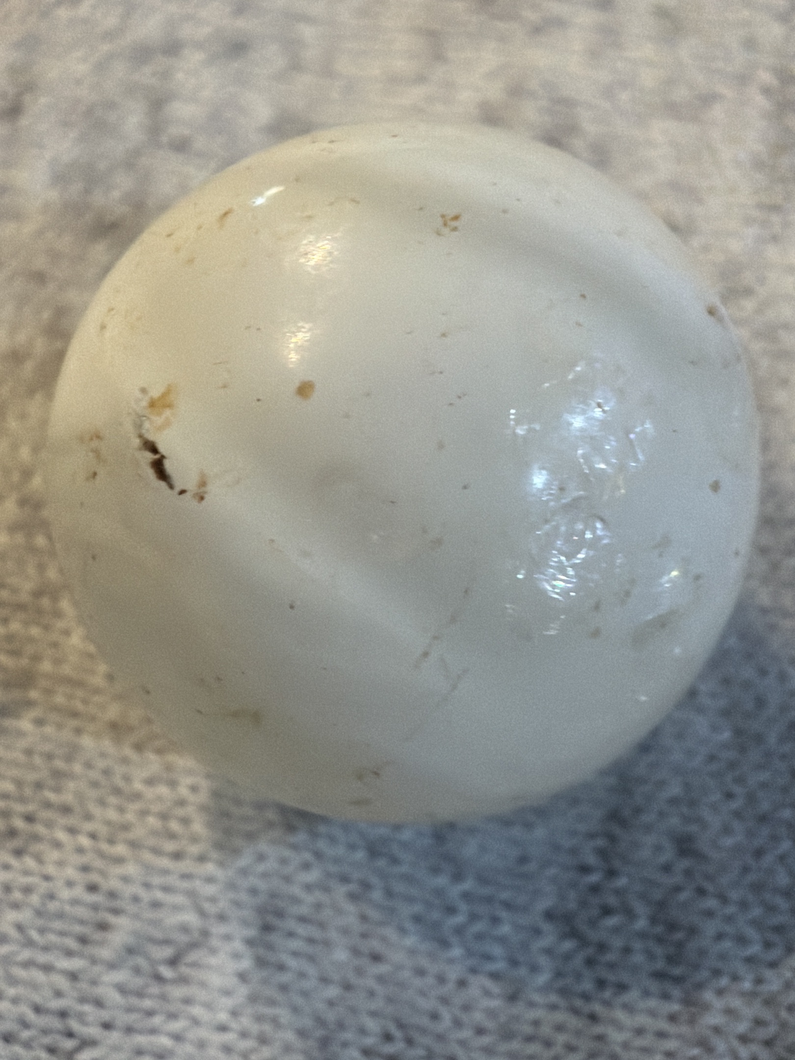 Milky White Whiteie by Vitro Agate, identification view