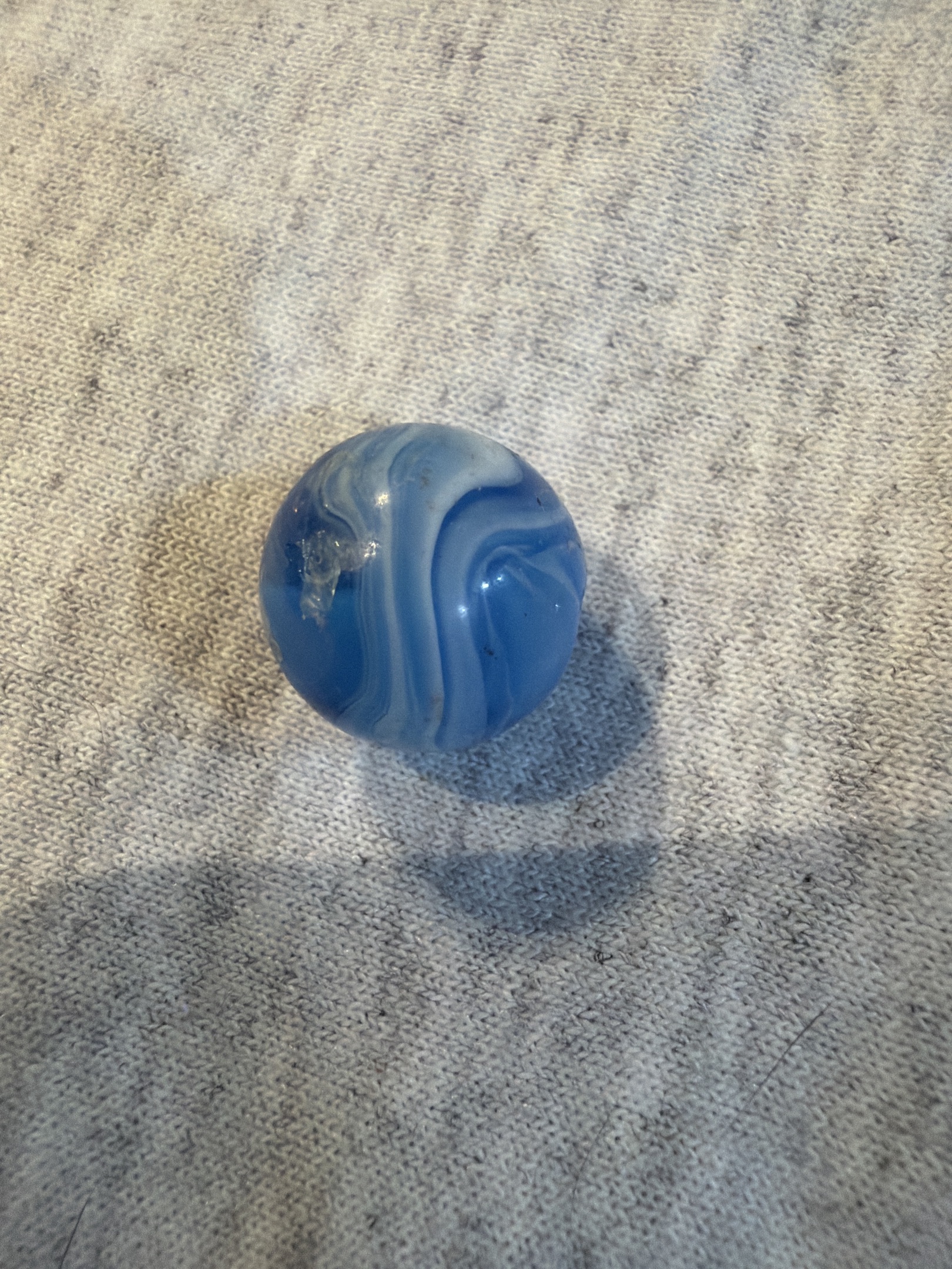Blue Slag by Akro Agate, identification view