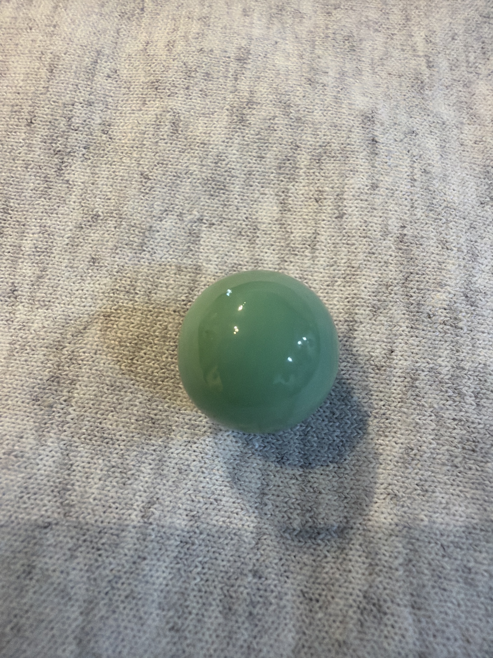 Green Opaque Shooter by Vitro Agate, identification view
