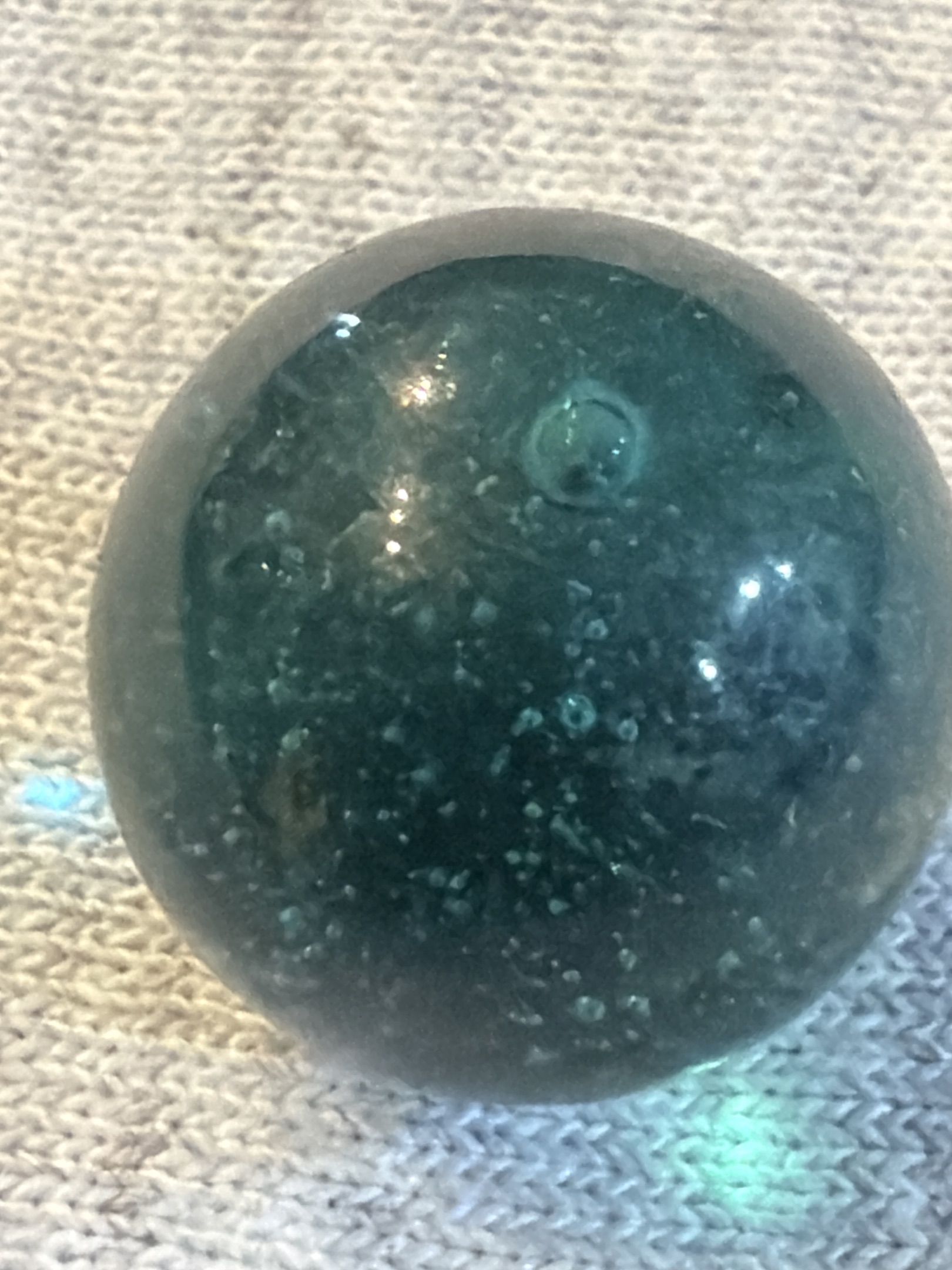 Dark Teal Mica by German Handmade, identification view