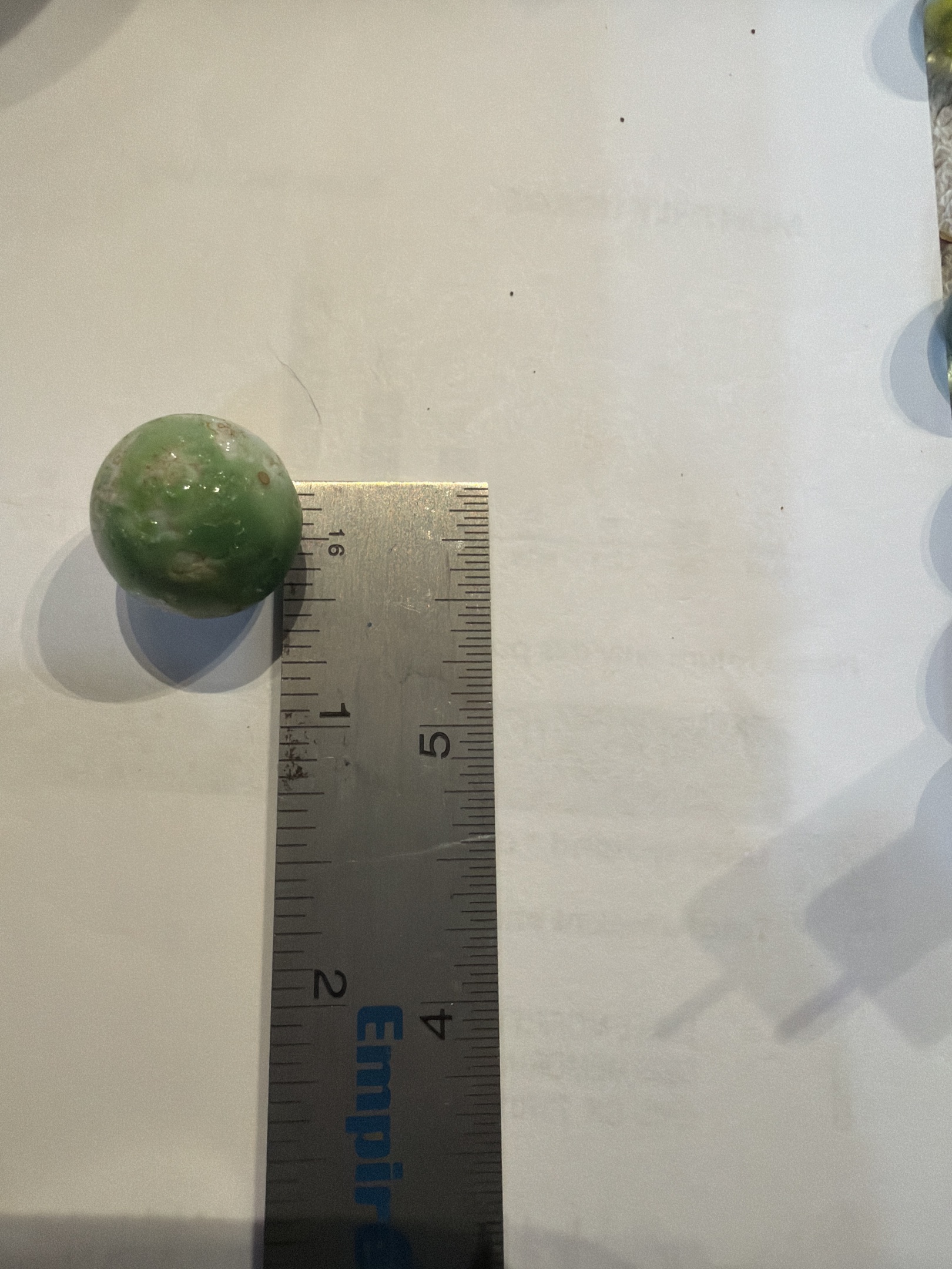 Green Bennington by German Stoneware, identification view