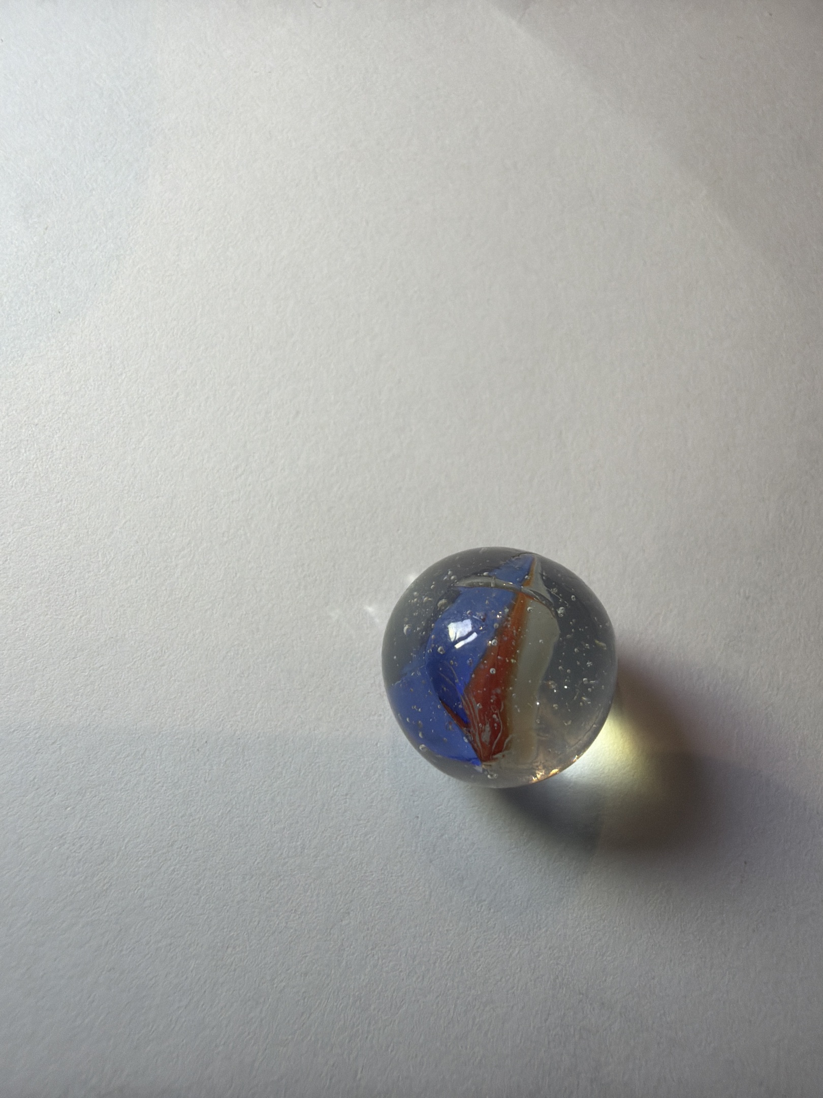 Liberty Tricolor - Red, White and Blue by Vitro Agate, identification view