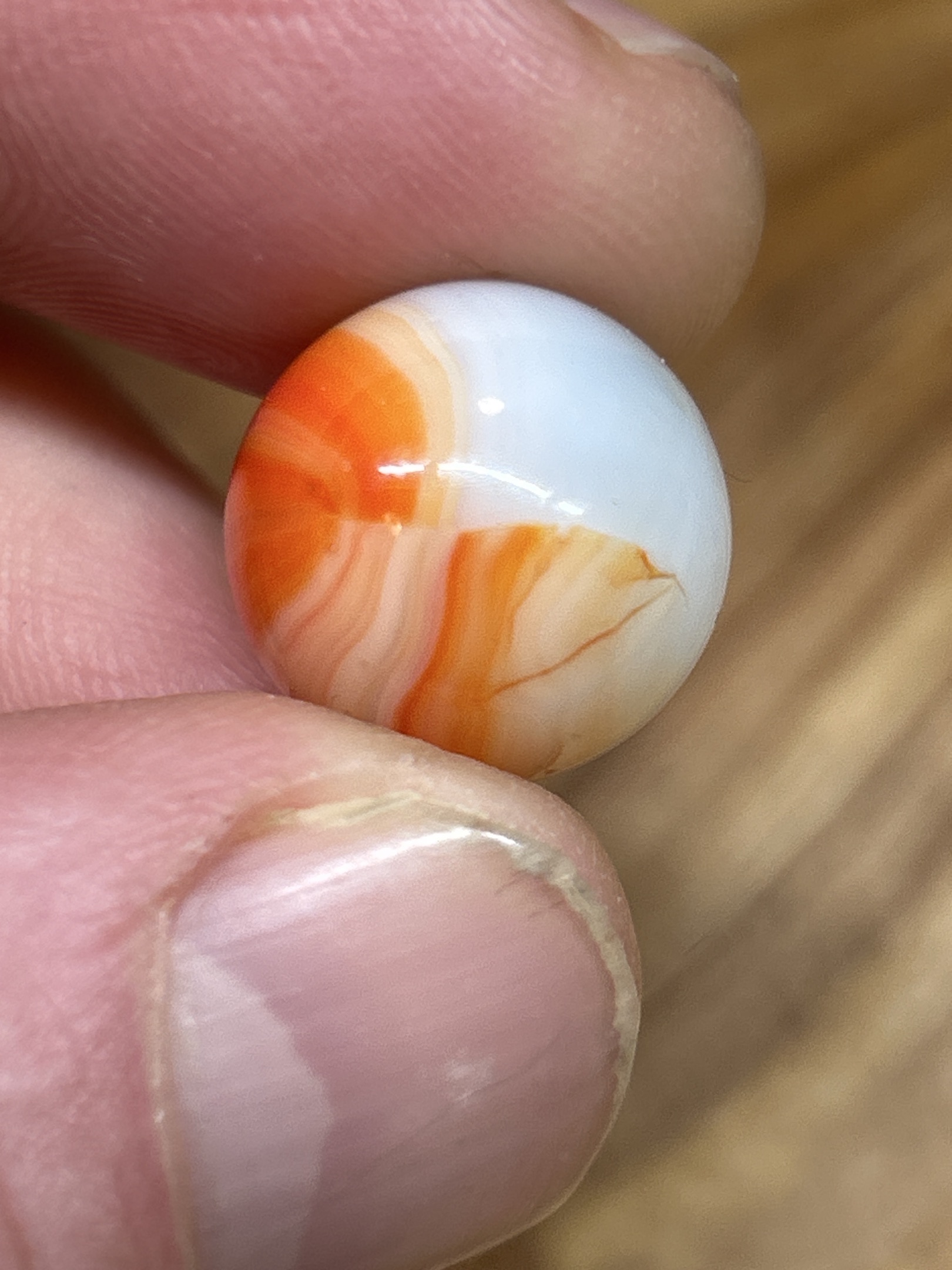 Prize Name Swirl by Akro Agate, identification view