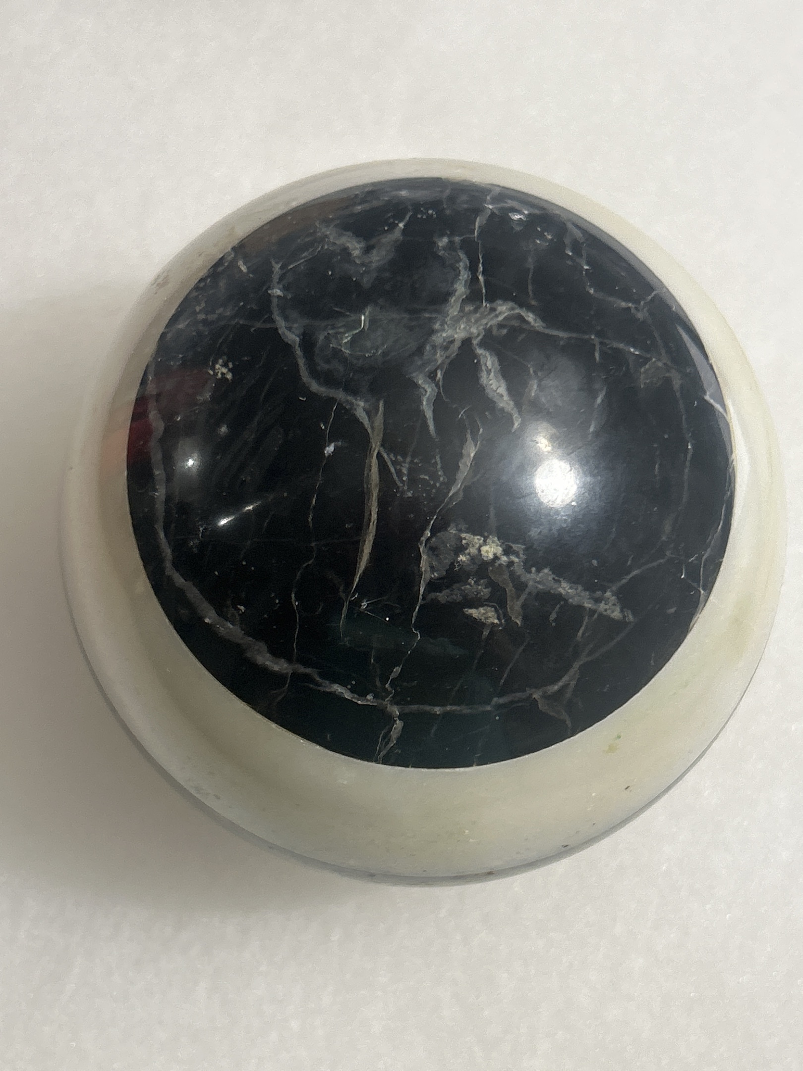 Striped Layered Marble Sphere by Artisanal / Unknown