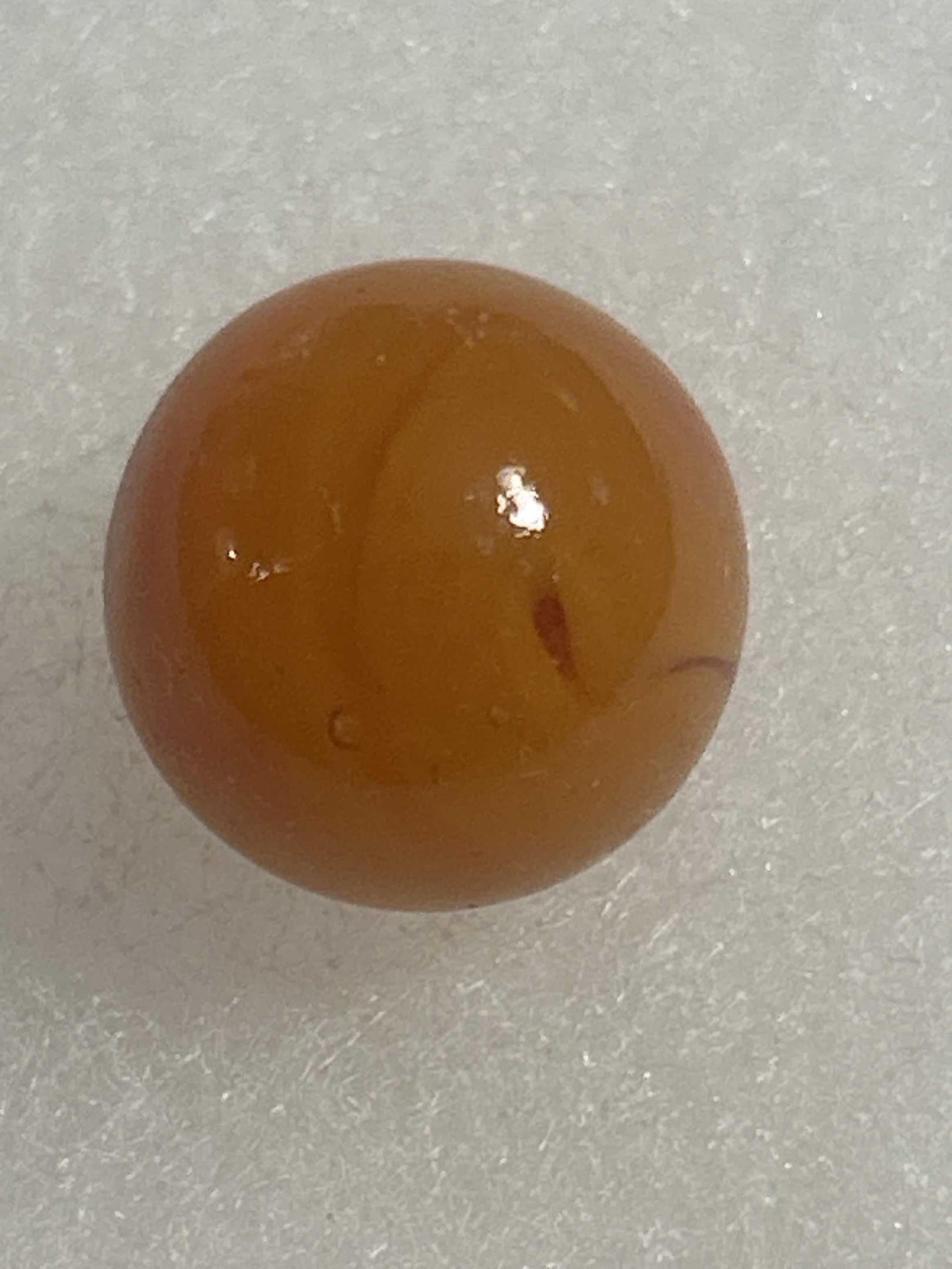 Honey Oxblood by Akro Agate Company
