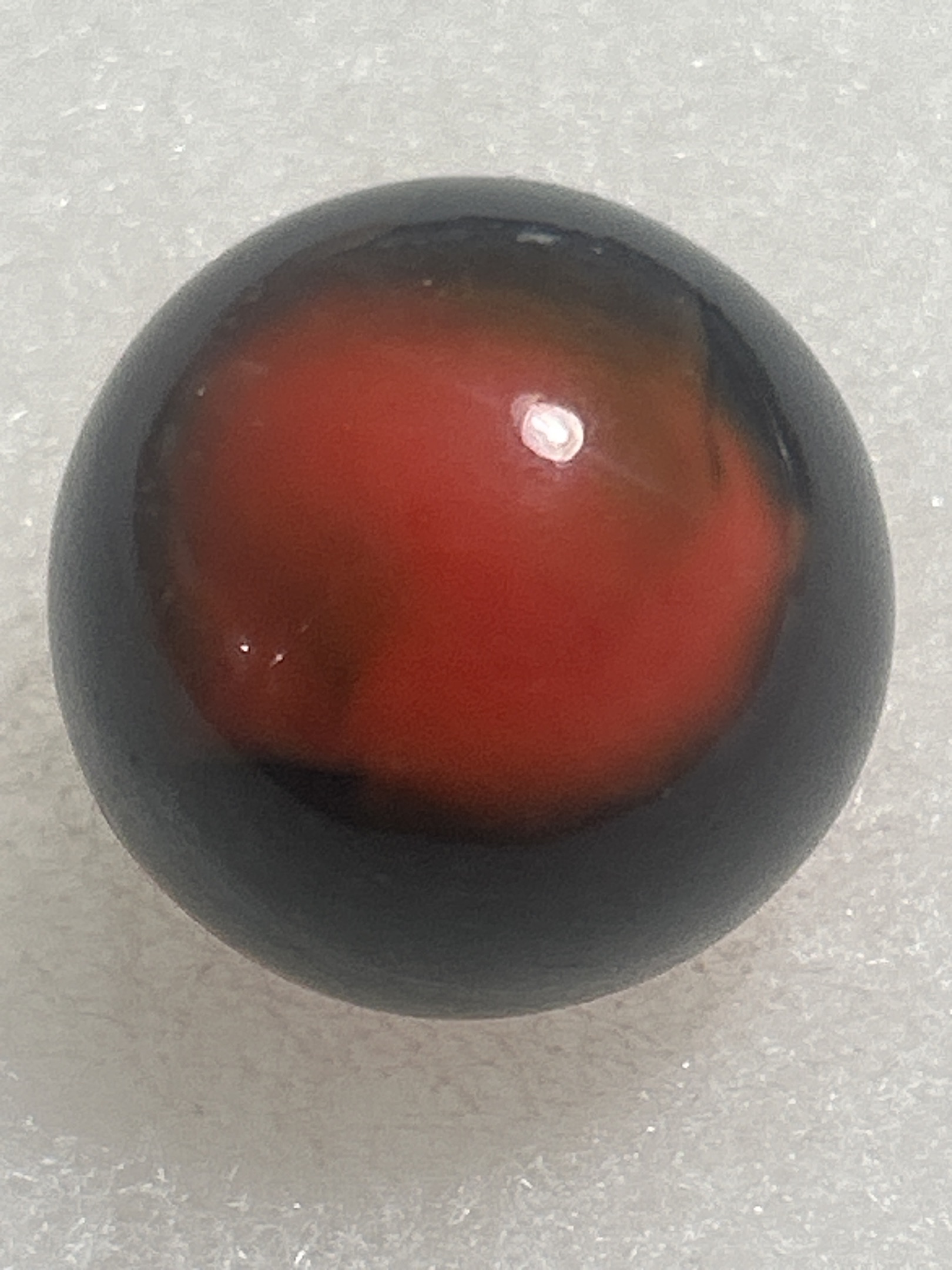 Red and Black Patch by Akro Agate Company