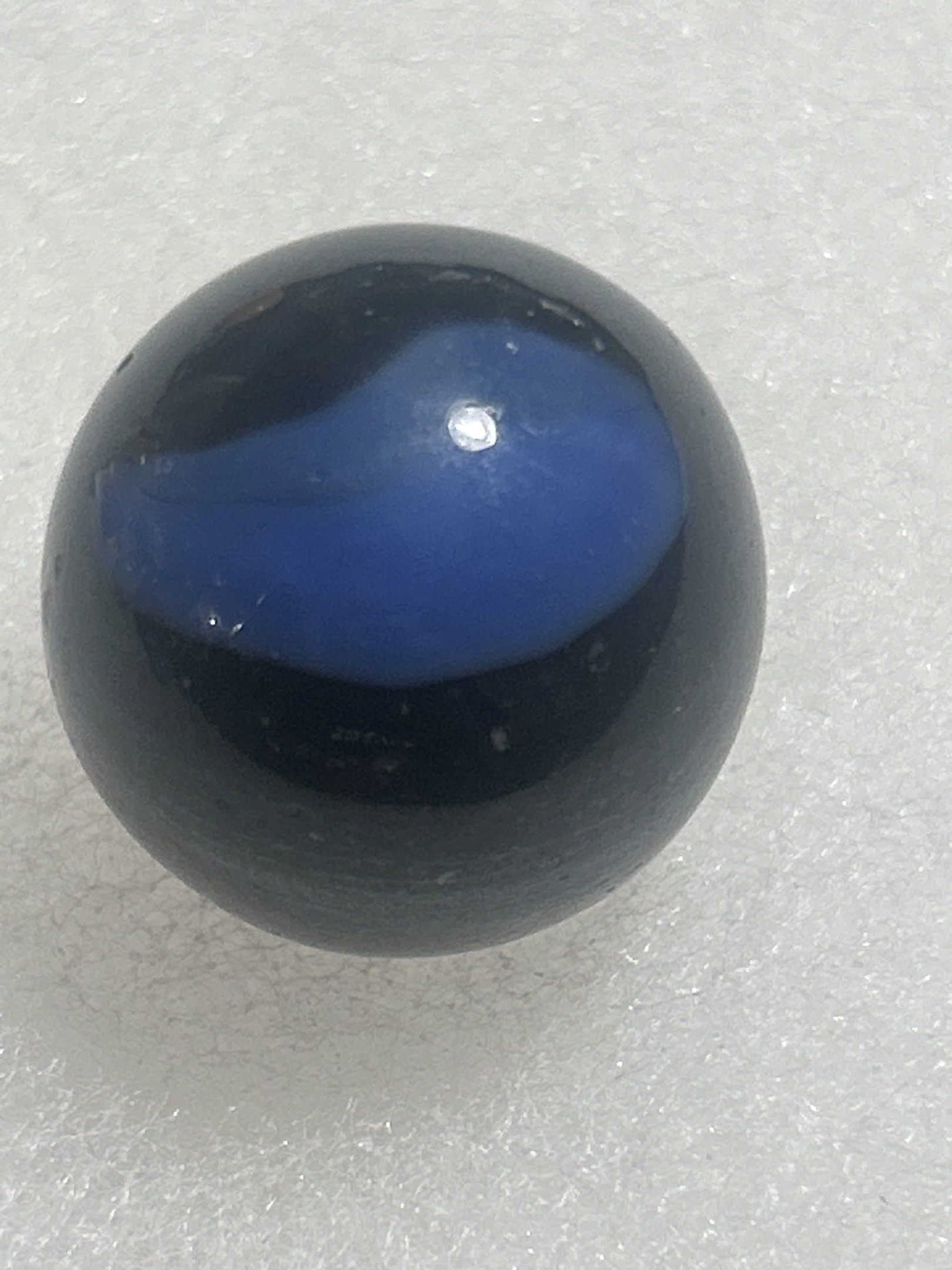 Black and Blue Patch by Akro Agate Company
