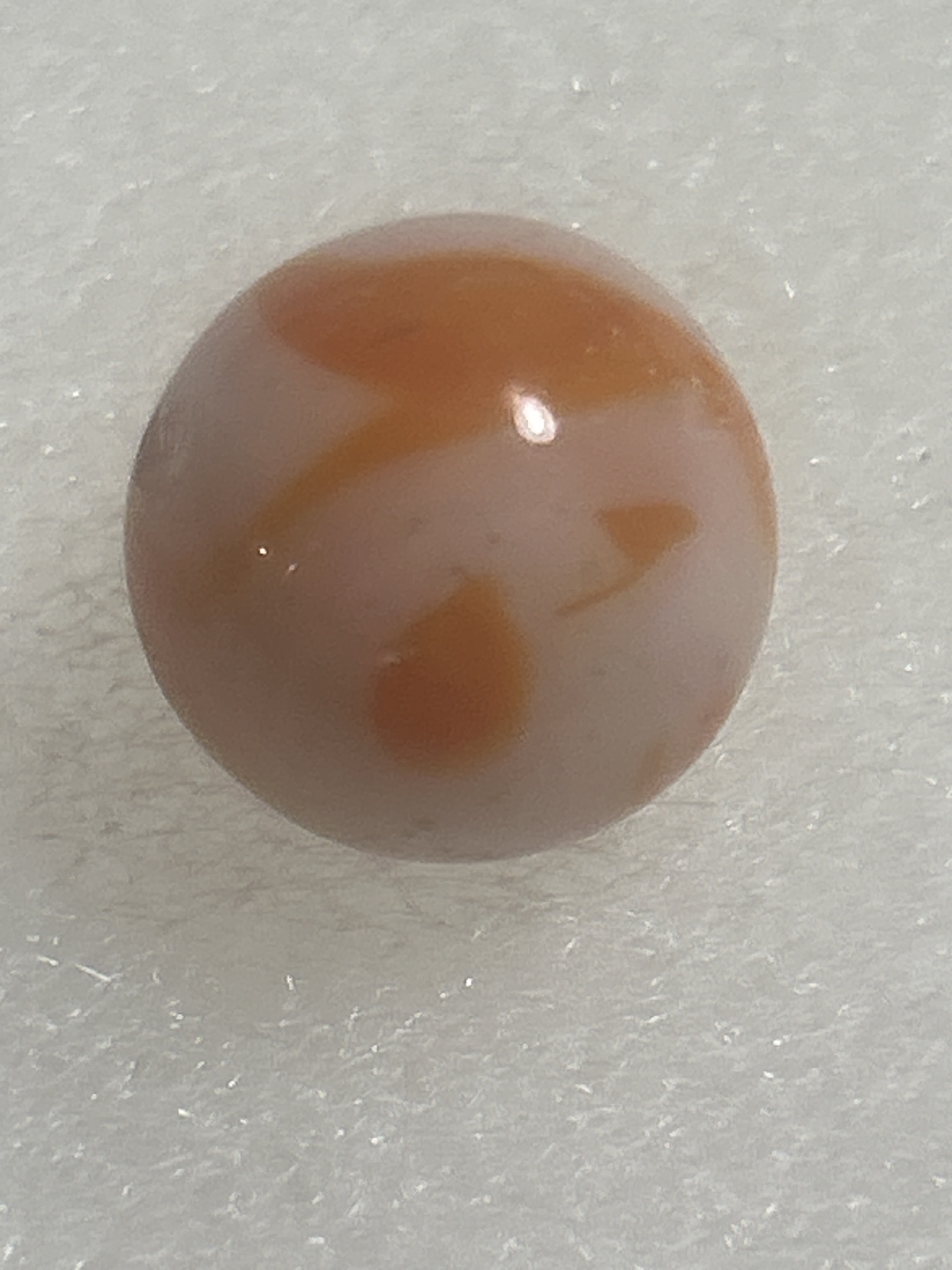 Orange Slag by Akro Agate Company