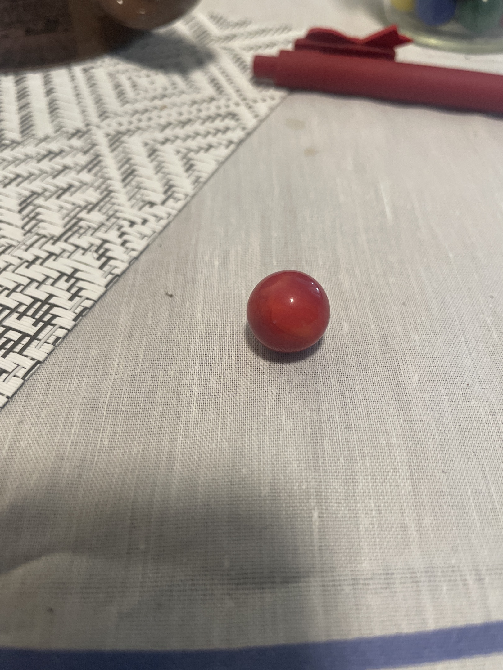 Game Marble (Red) by Akro Agate Company