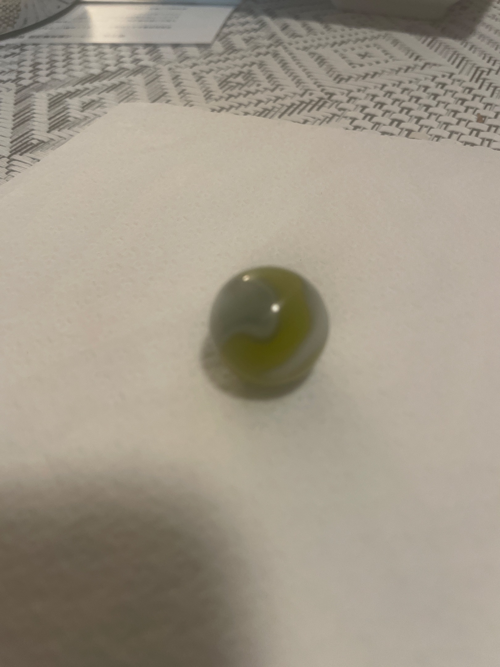 Conqueror (Yellow/Green variant) by Vitro Agate Company
