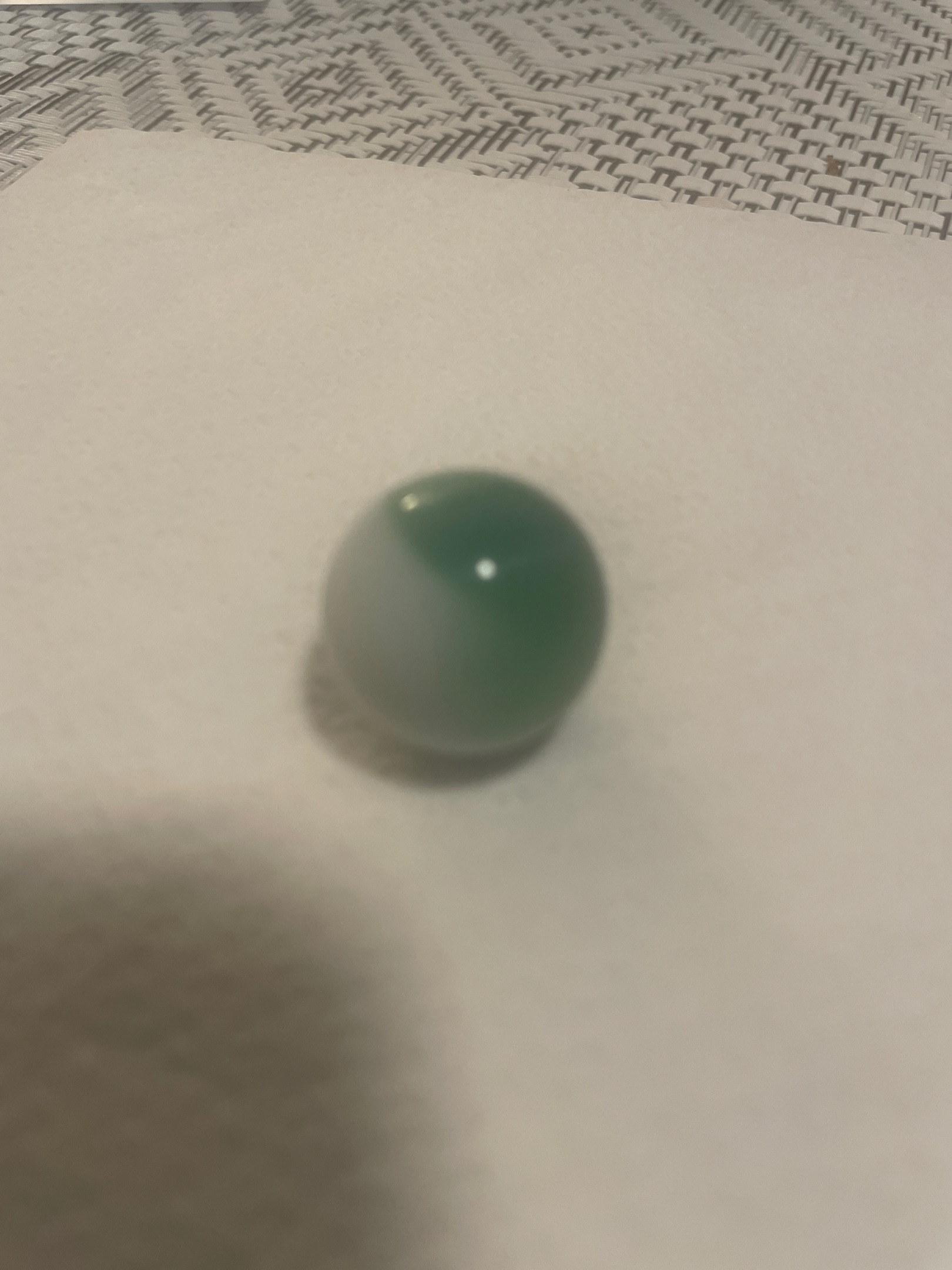 Whitie (Green/White) by Vitro Agate Company