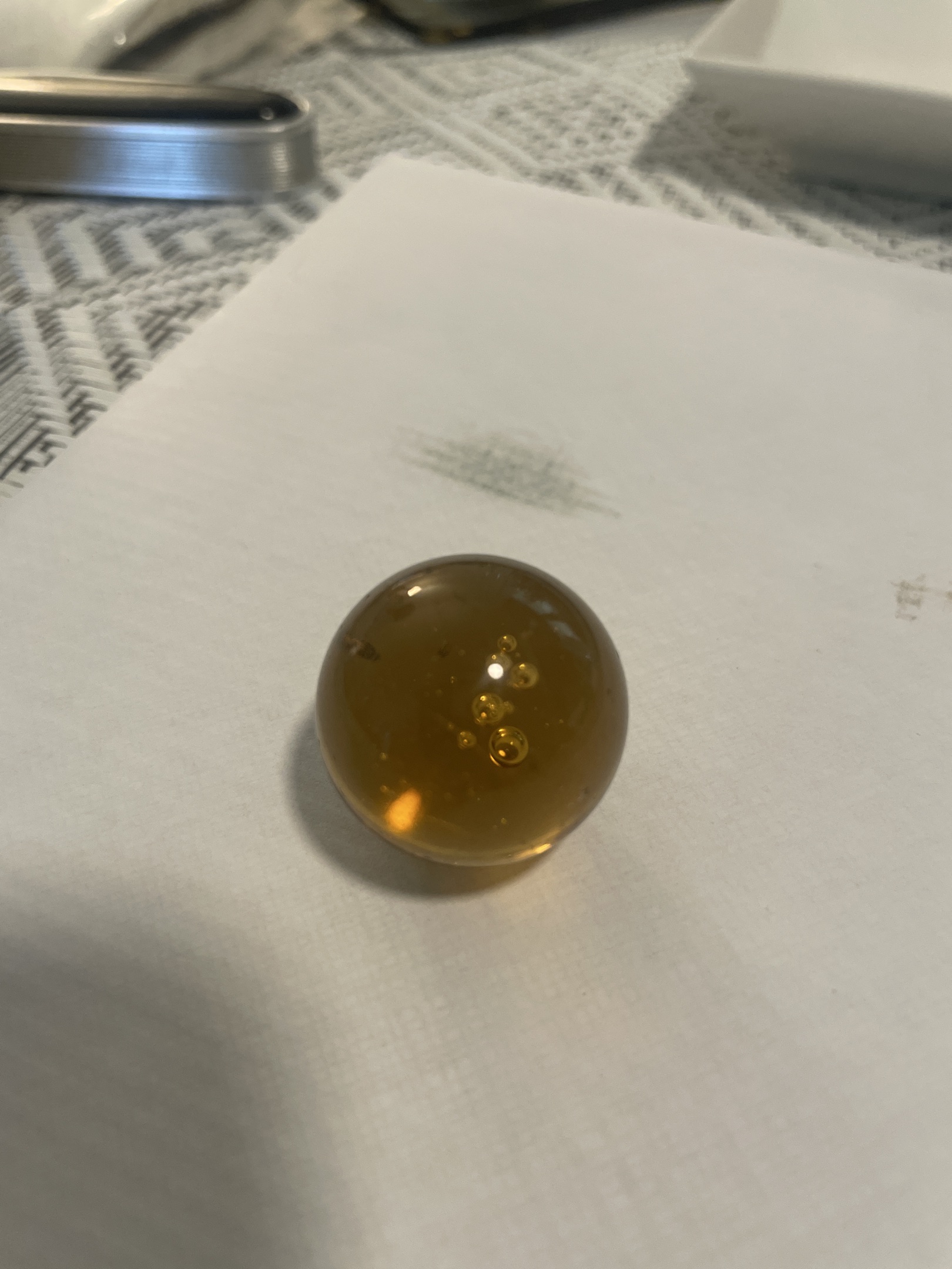Amber Shooter by Akro Agate