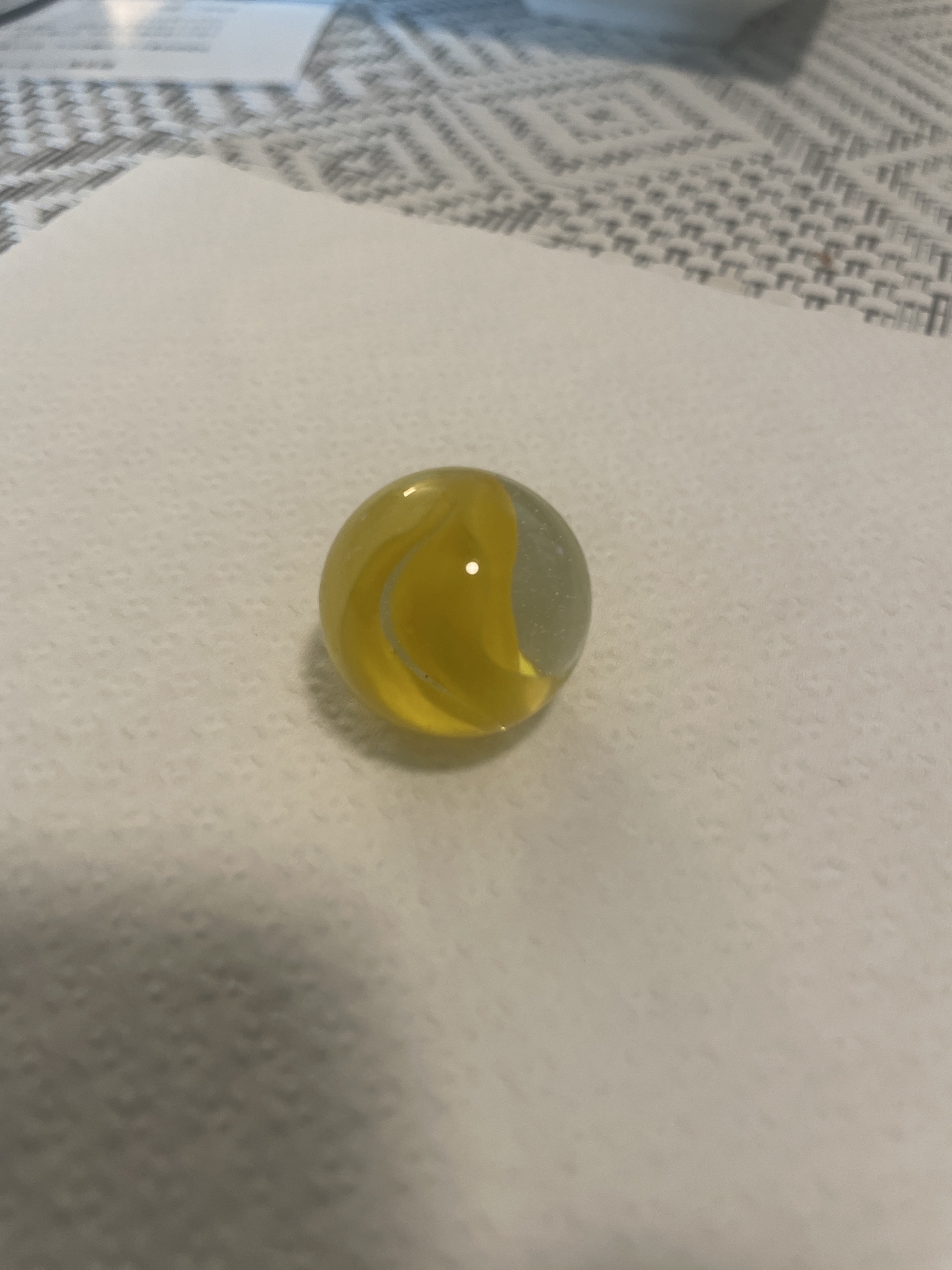 Yellow Shooter by Vitro Agate Company