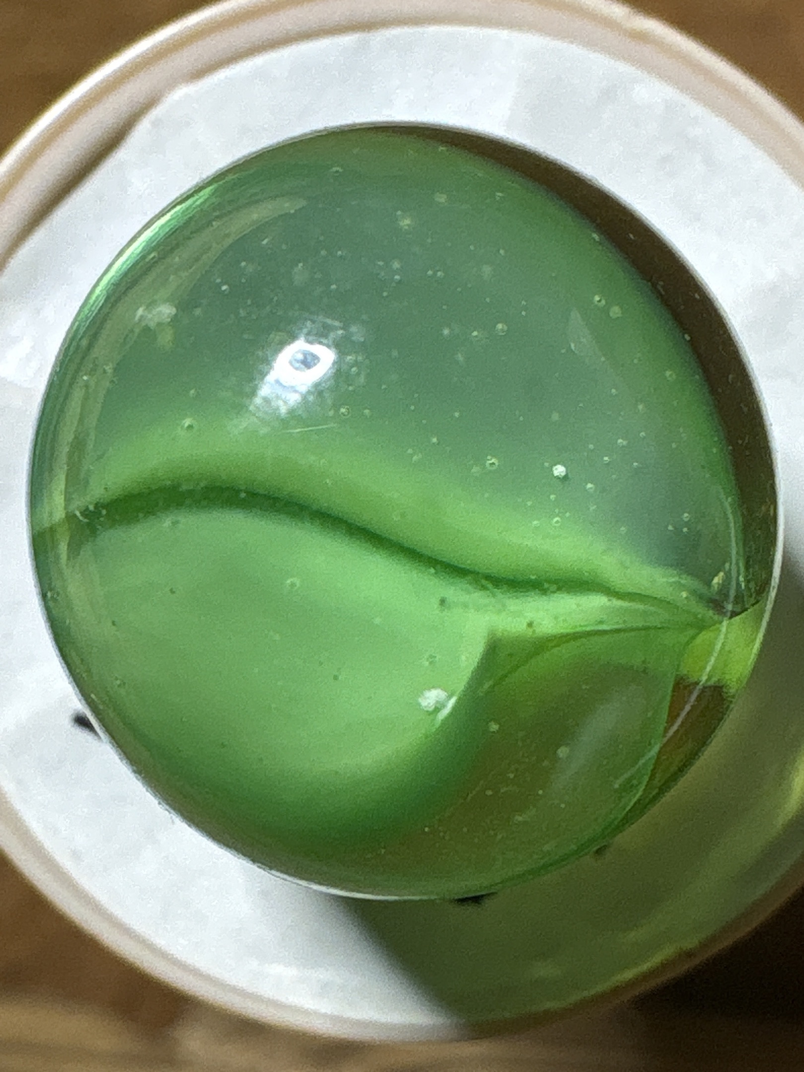 Green Cage Cat's Eye by Japanese Manufacturers (Yasuda/Matsuno)
