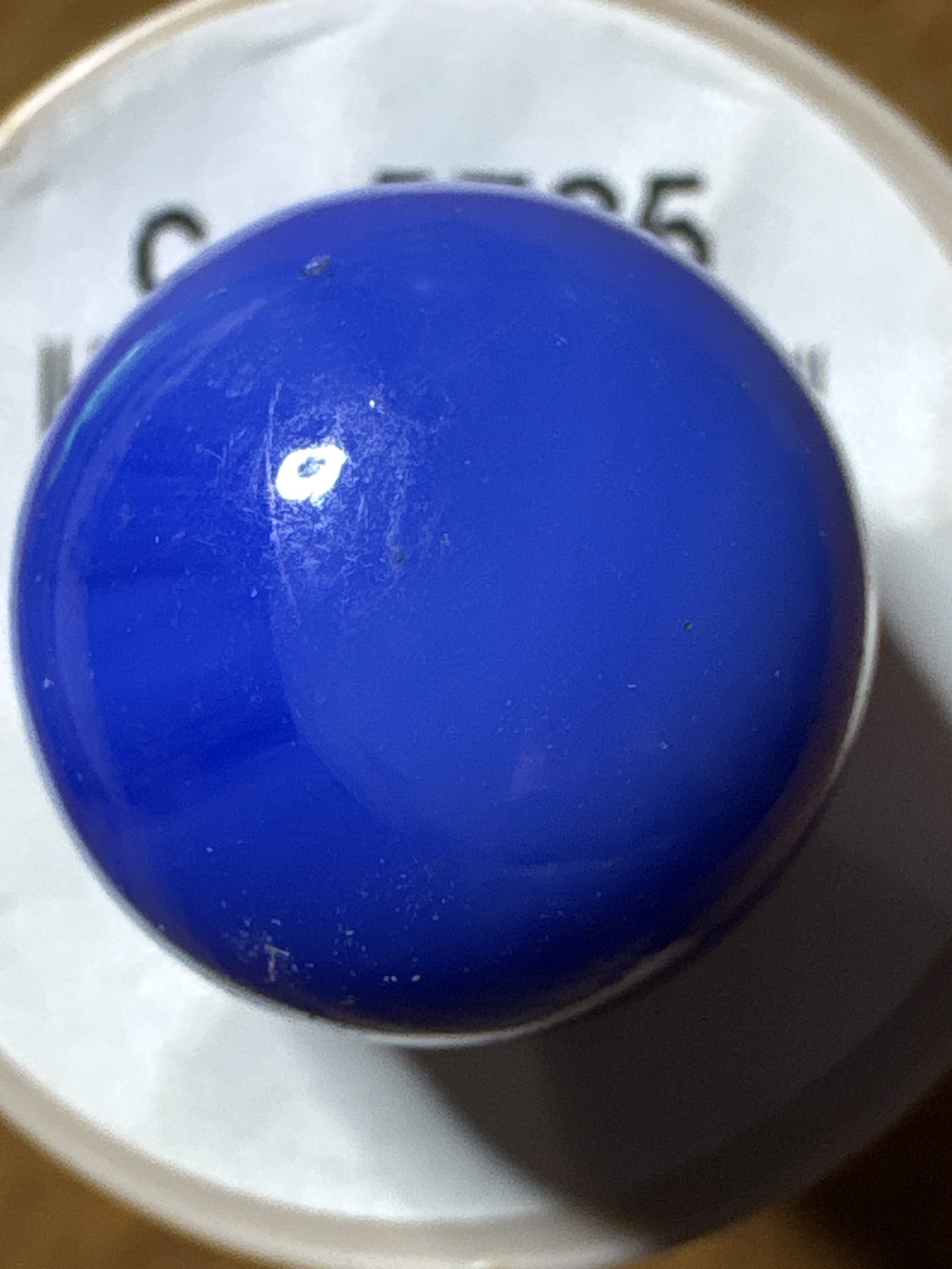 Cobalt Blue Game Marble by Akro Agate Company
