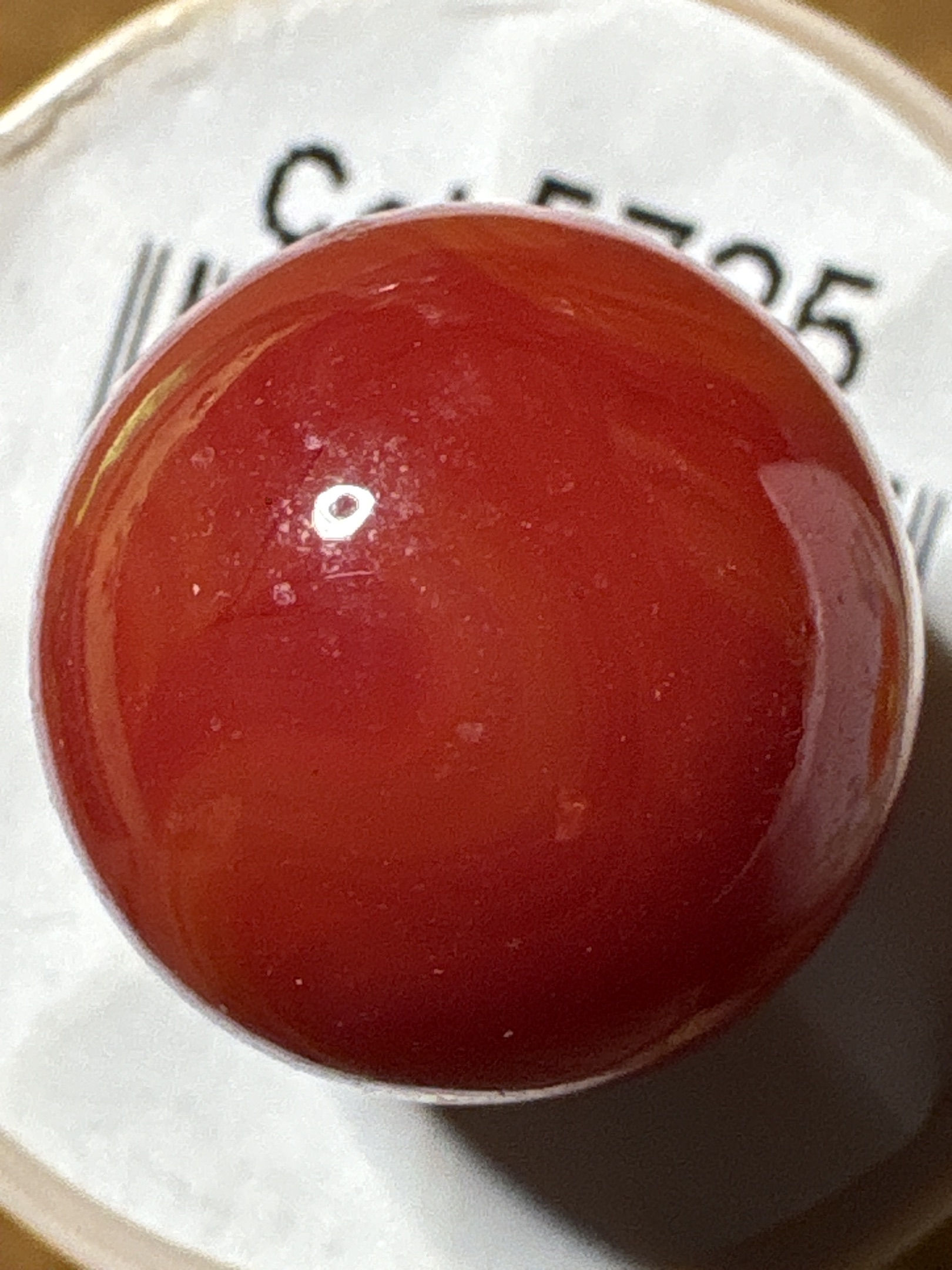 Red Slag (Tomato Red) by Akro Agate Company
