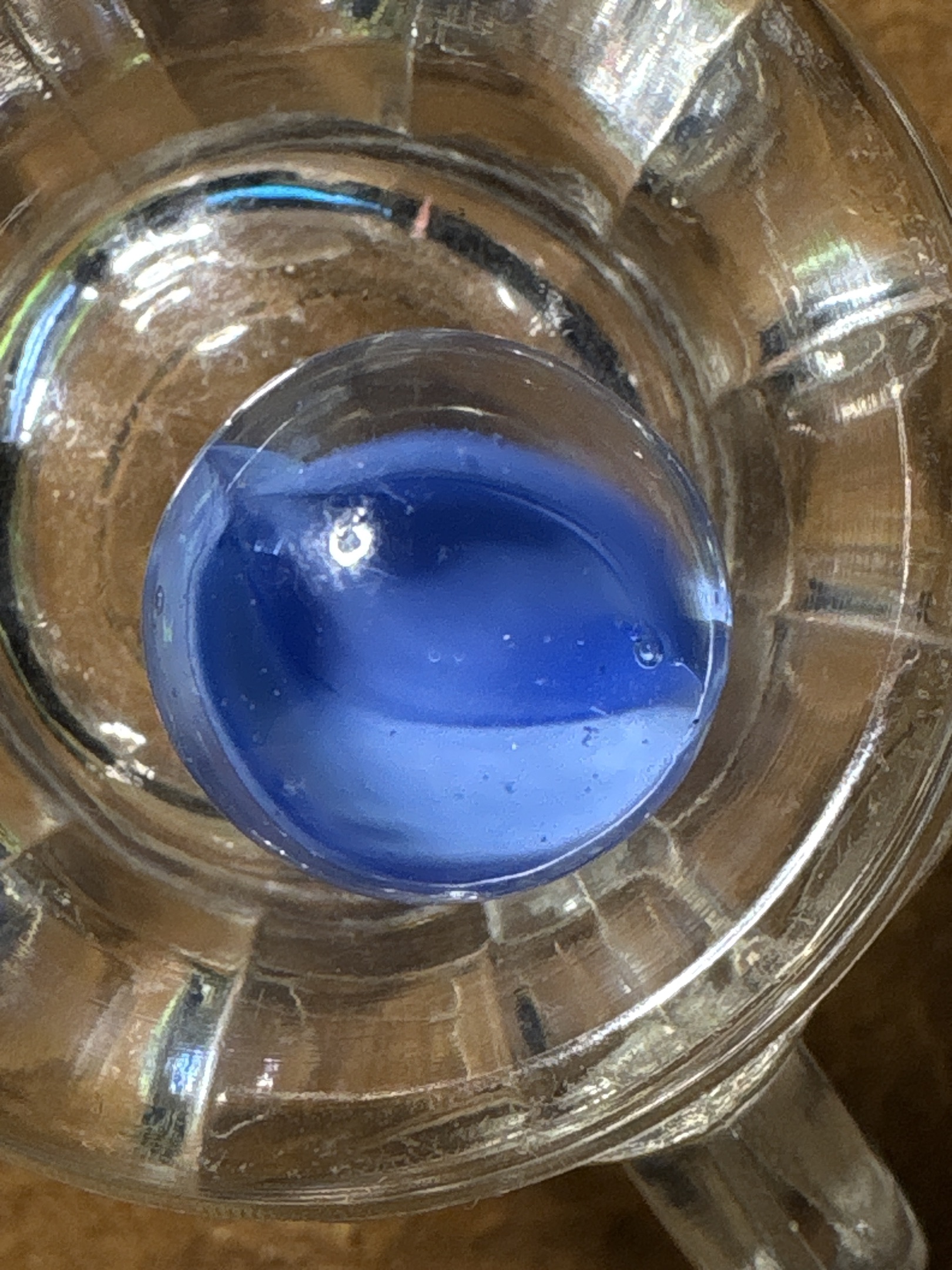 Blue Single/Double Vane by Vitro Agate Company