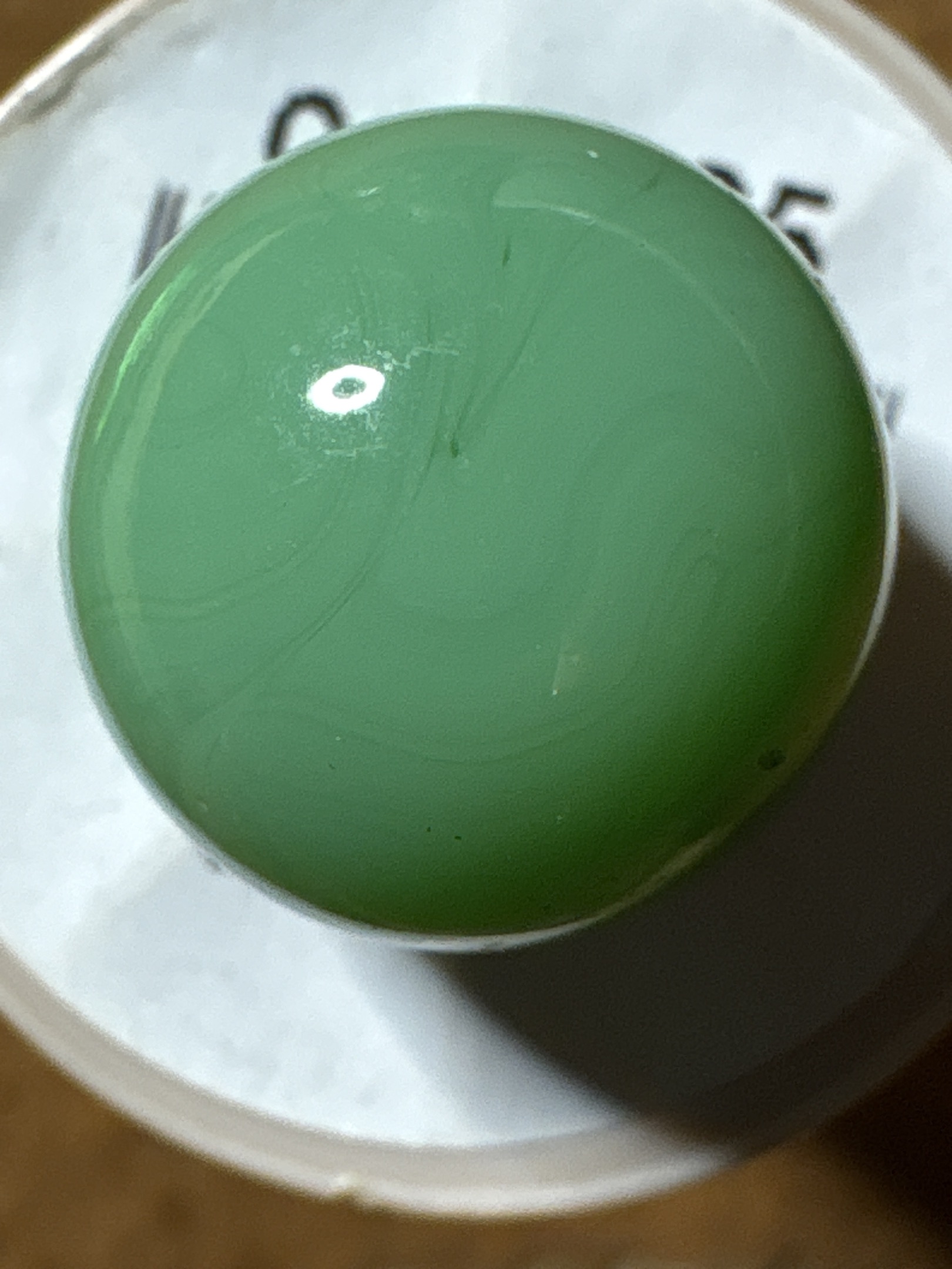 Green Game Marble by Akro Agate Company