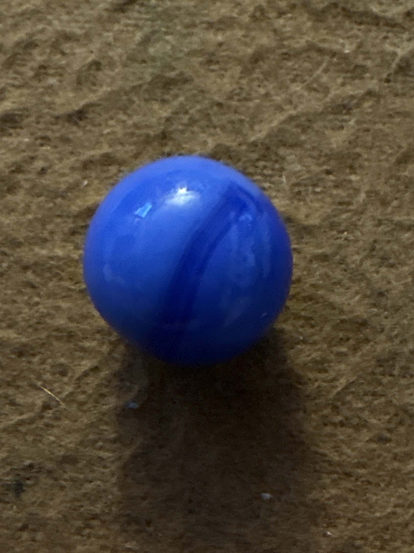 Solid Opaque Blue by Vitro Agate, identification view