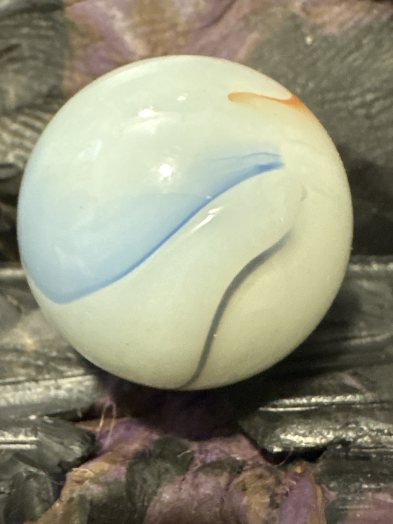 Blue and Orange by Vitro Agate Company