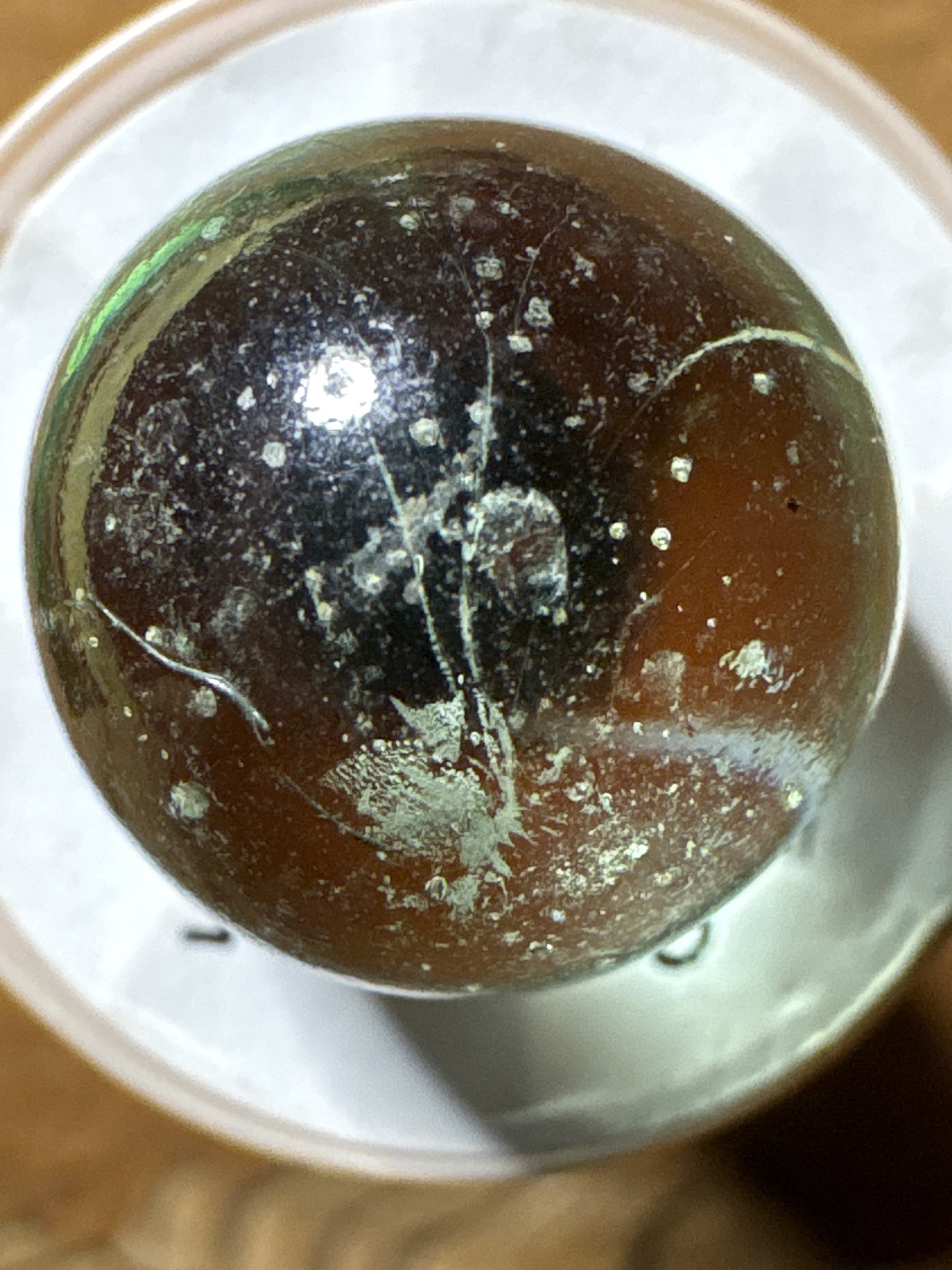 Amber Game Marble by Generic / Unknown, identification view