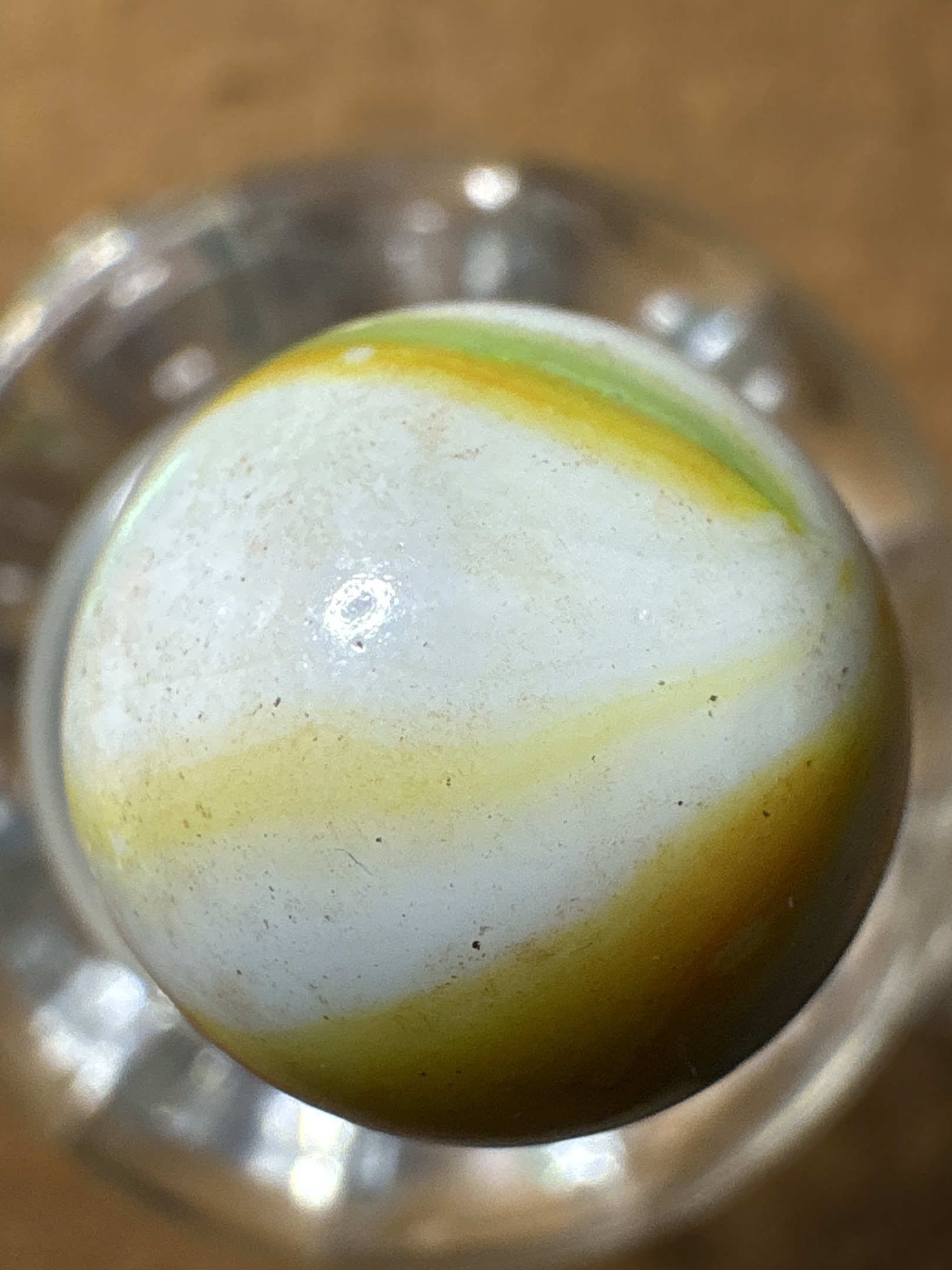 Yellow and Green (Lemon-Lime) by Marble King