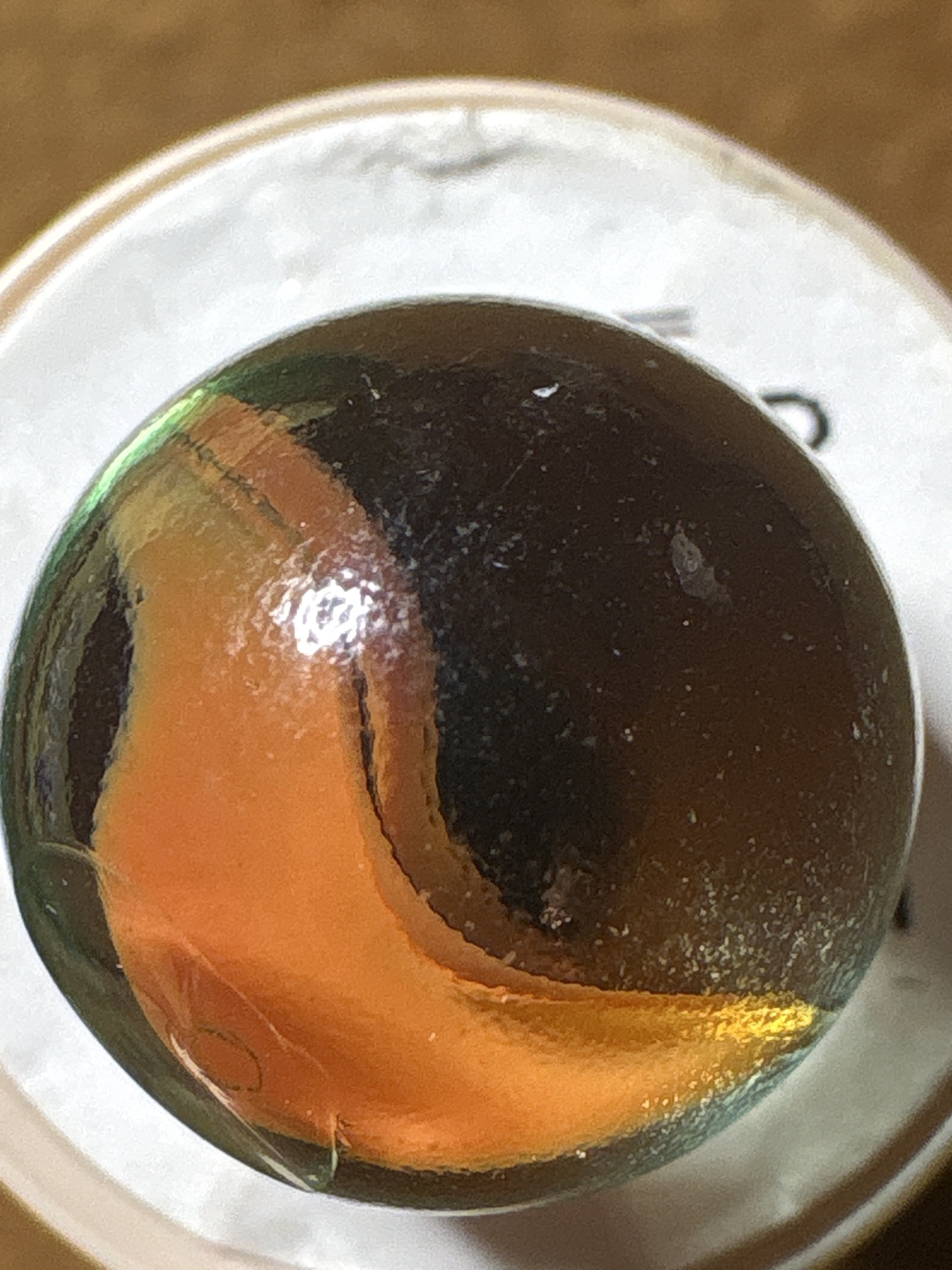 Cage (Orange with Black Edges) by Vitro Agate Company