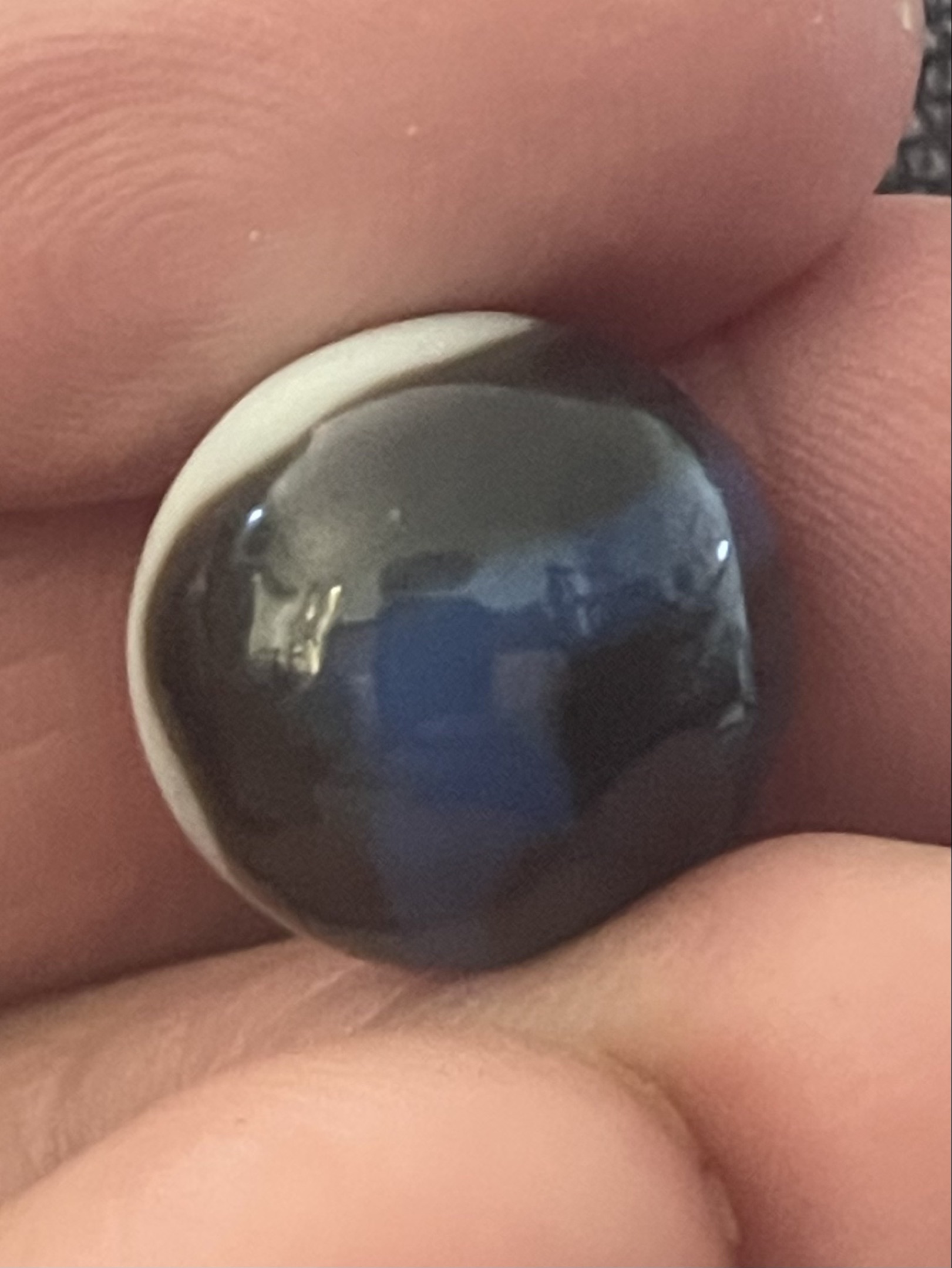 Blue & White Patch by Akro Agate Company