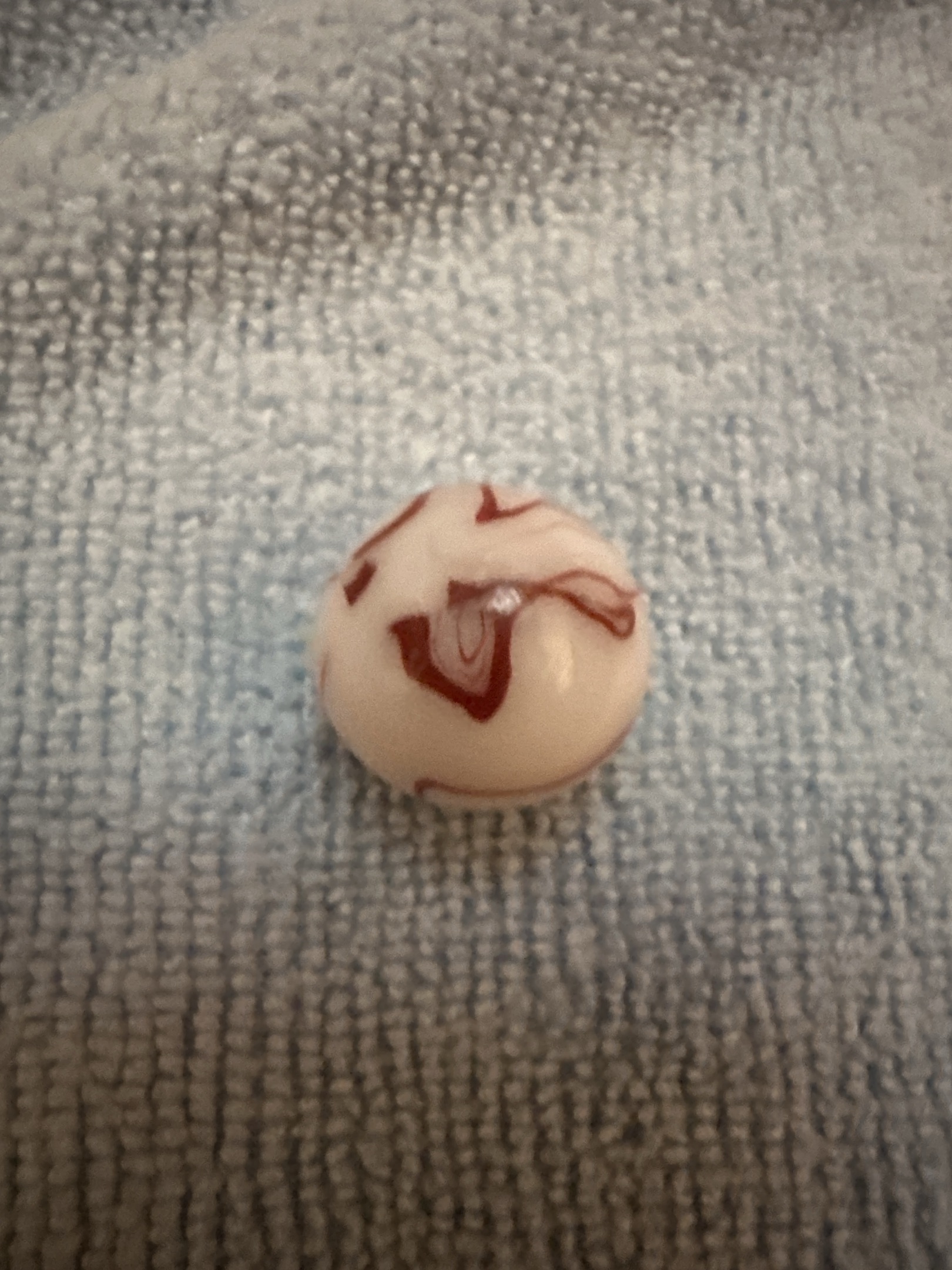 Red Oxblood Swirl by Alley Agate