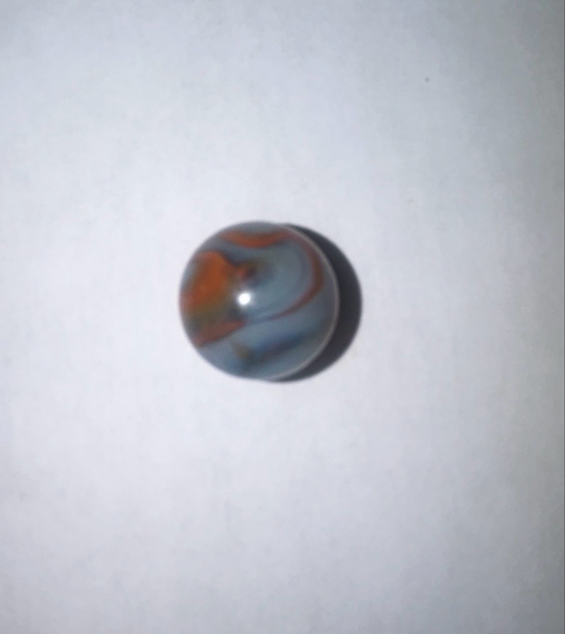 Blue and Brown Swirl by Alley Agate