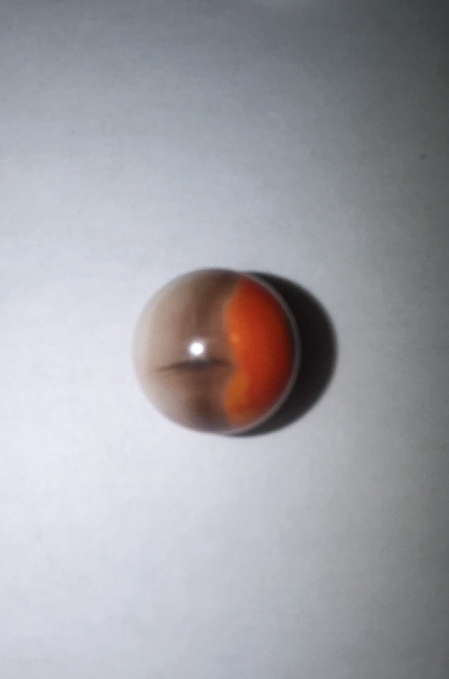 Orange and Brown Swirl by Akro Agate