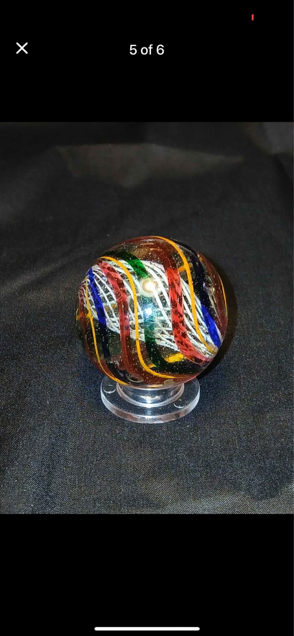 Multi-Color 4-Strand Outer Ribbon by German Handmade (Thuringia Region), identification view