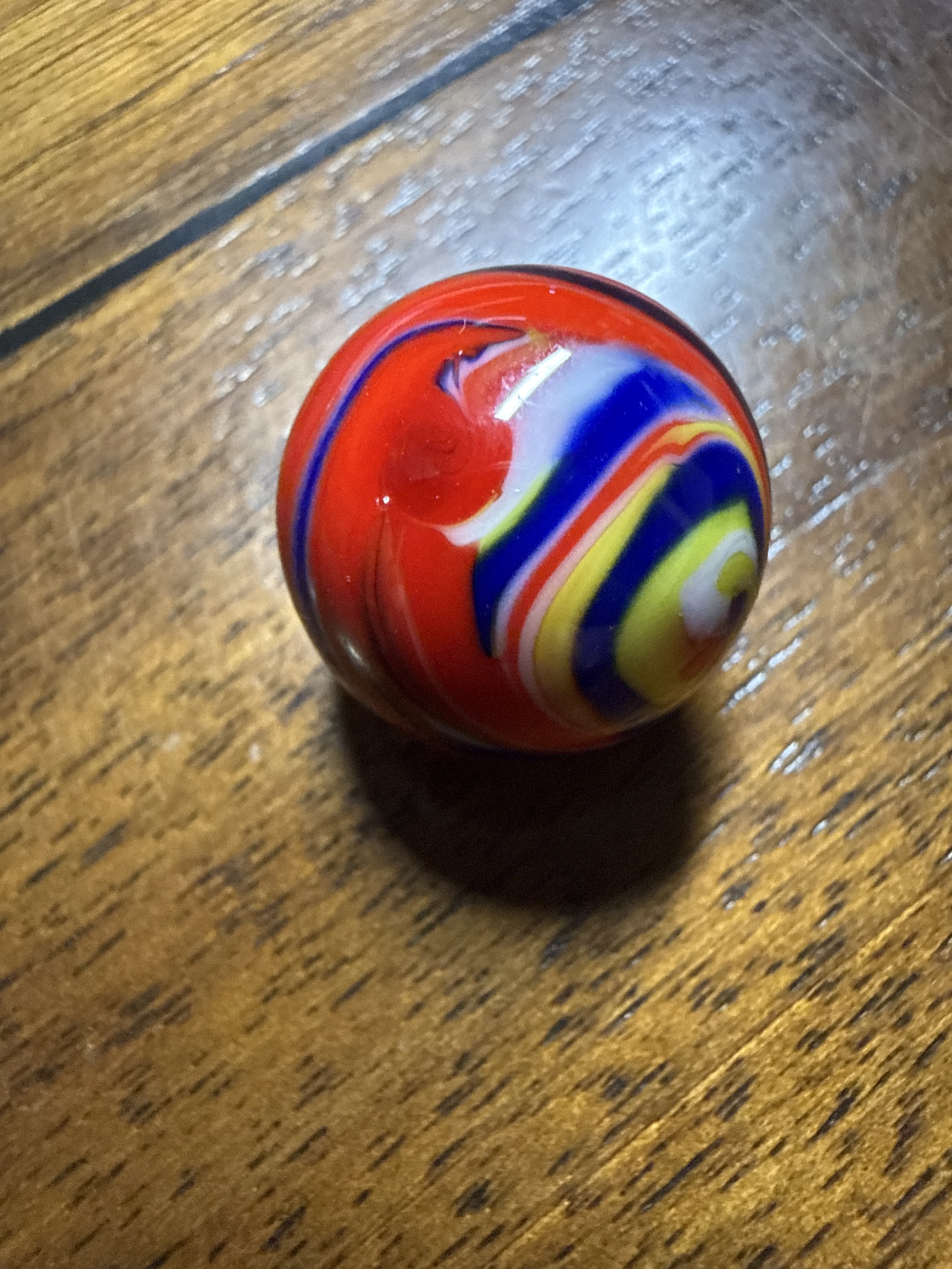 Superman (Shooter) by Peltier Glass Company, identification view