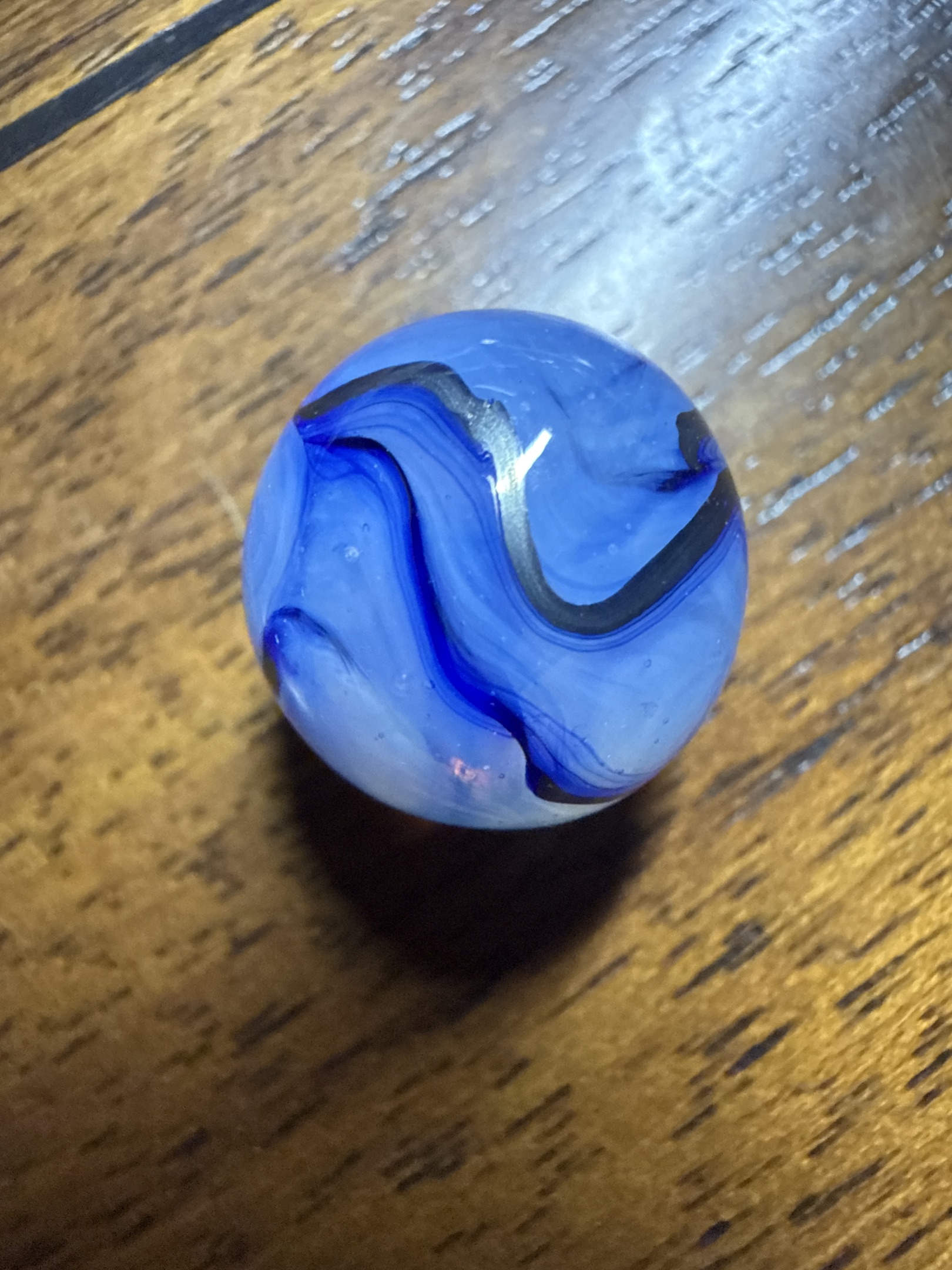 Blueberry by Akro Agate Company, identification view